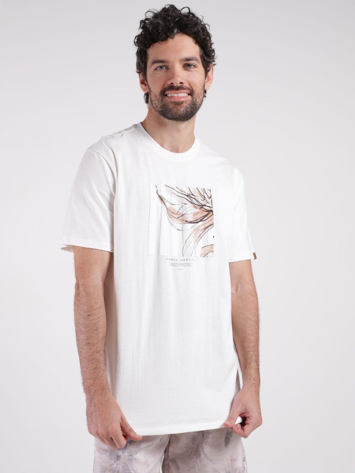 Camiseta Manga Curta Masculina OFF WHITE