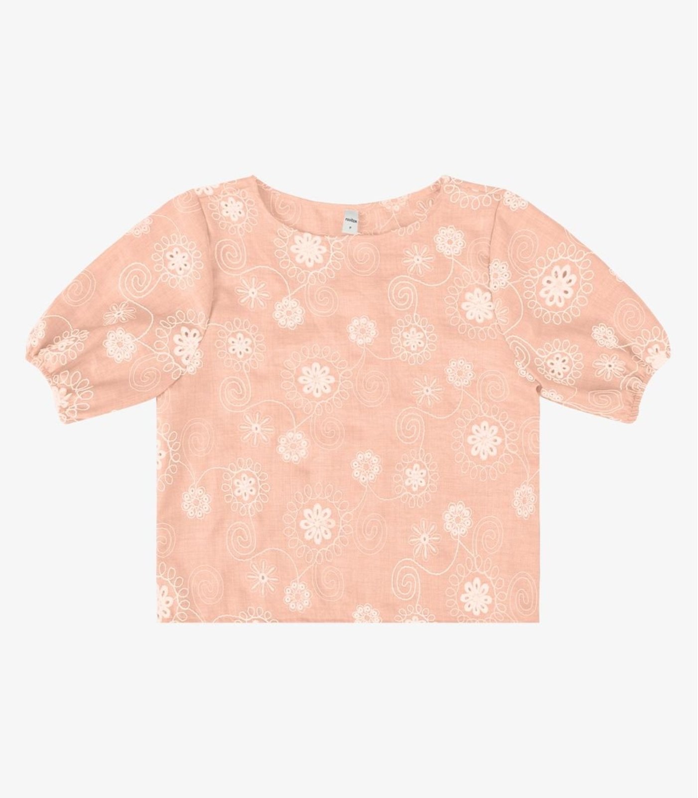 Blusa Feminina Bordada Rovitex Rosa