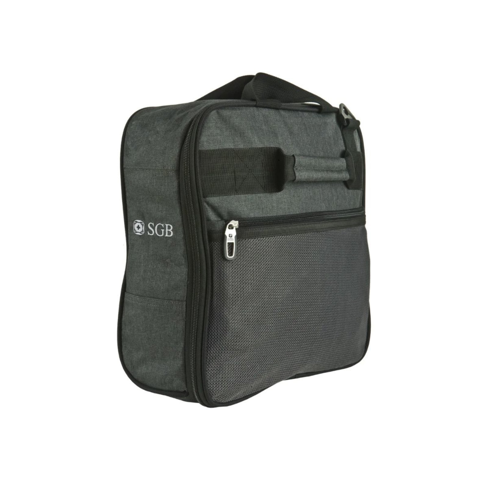Vista 3 Mala Duffle de Viagem Pequena Alça de Ombro Com 2 Rodinhas Crocker preto