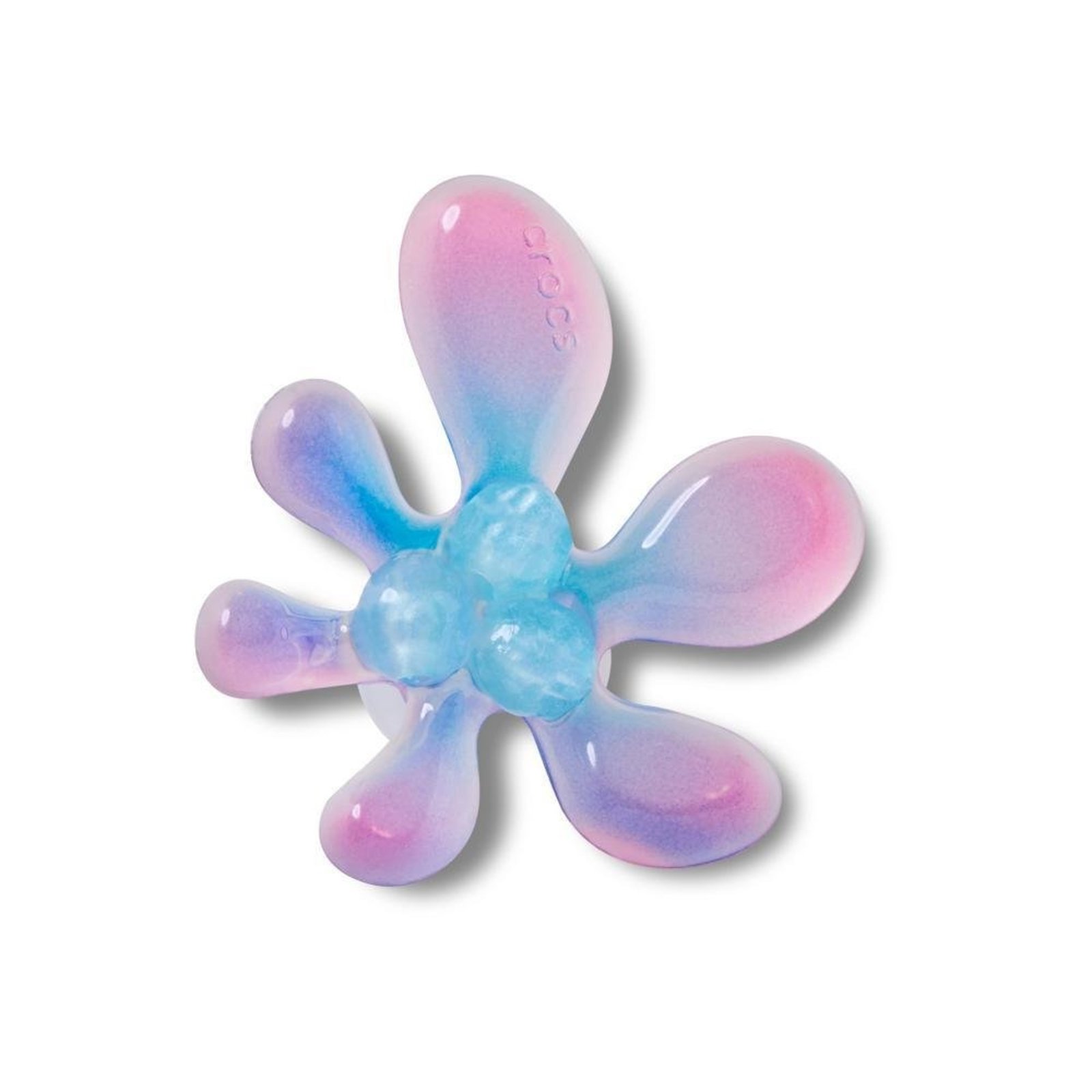 Infantil - Jibbitz™ Flor Ombré Descolada Único Branco