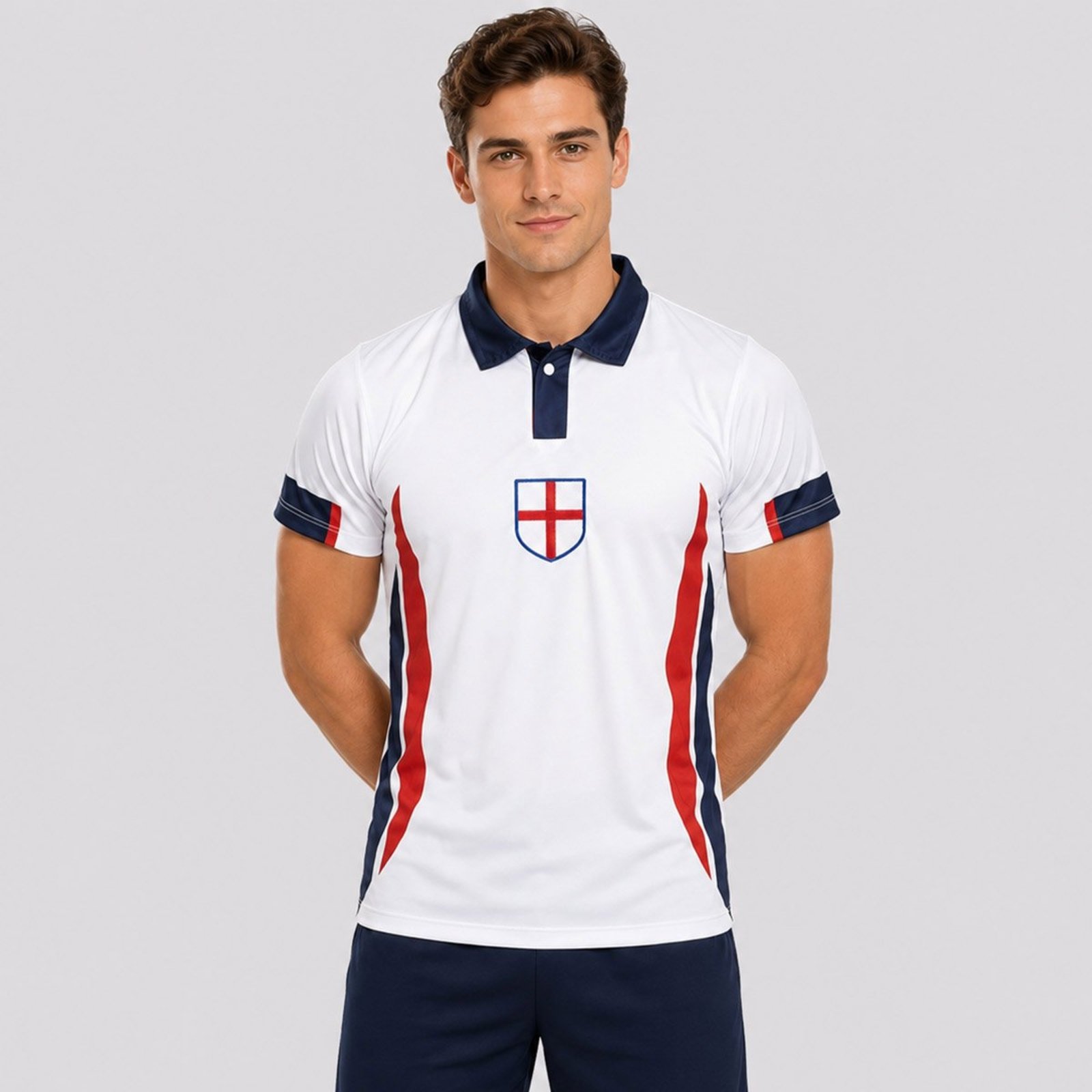 Camisa Inglaterra Retrô 1998 Dry Branca