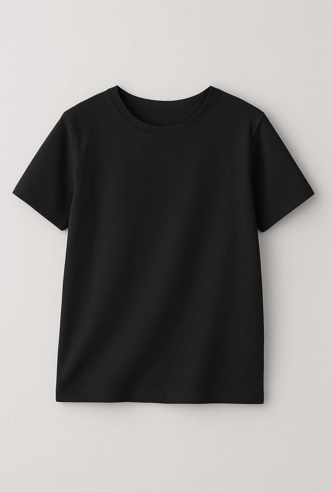Infantil – Camiseta T-shirt Algodão Básica Preto – 3 ao 14 – Look
