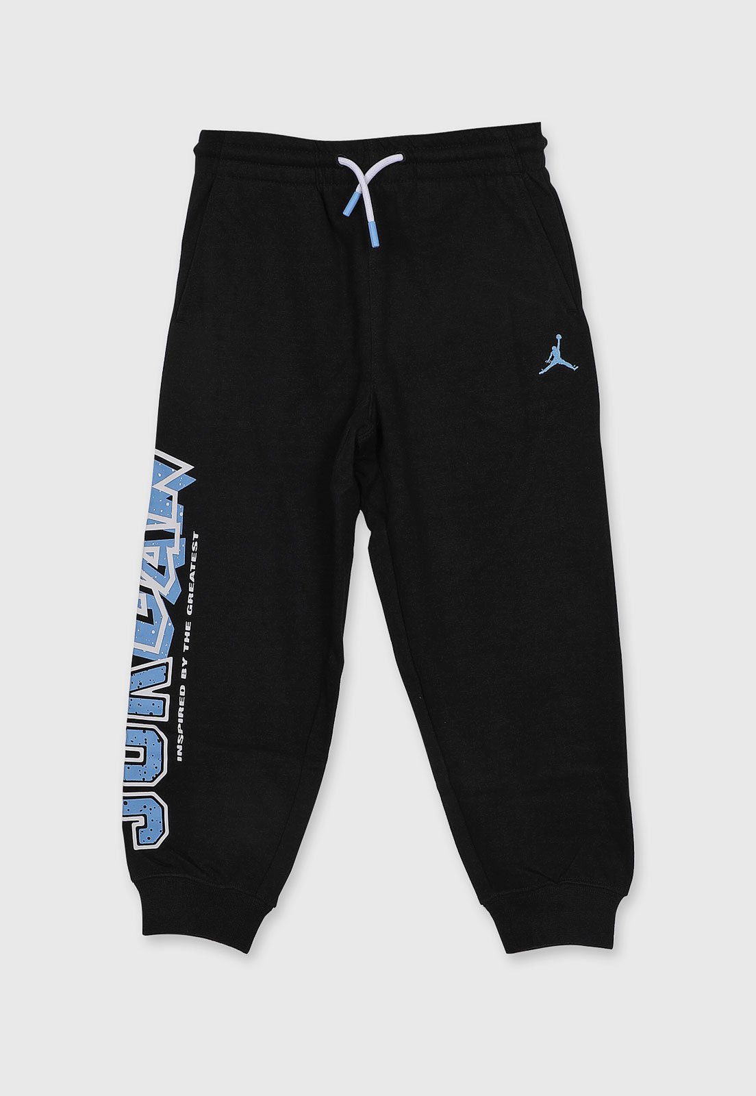 Infantil - Calça Moletom Nike Estampa Lateral Preta