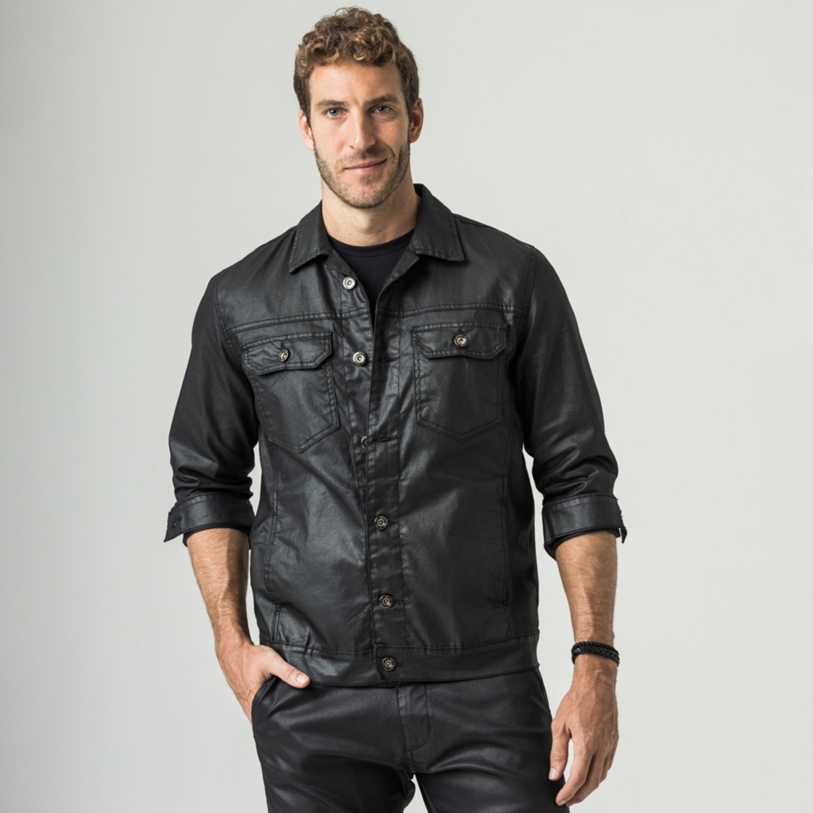 Jaqueta Masculina Jeans Zune PRETO