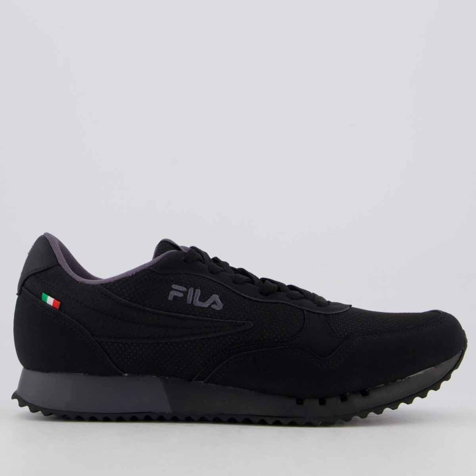 Vista 2 Tênis Fila Euro Jogger Sport II e Grafite preto Fila preto