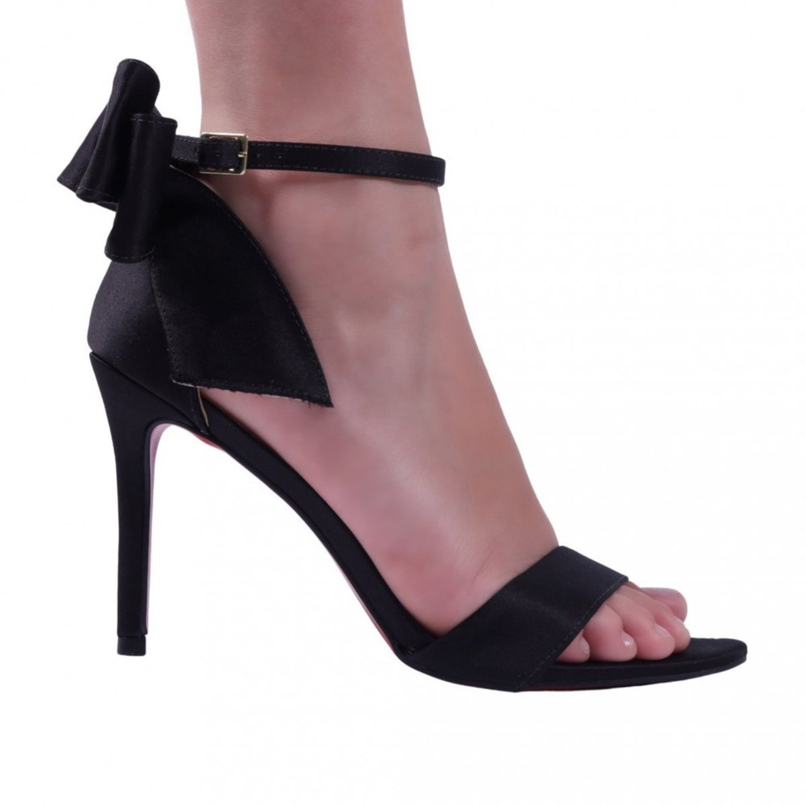 Sandália Zariff Feminina Cetim 1553045 Zariff Preto