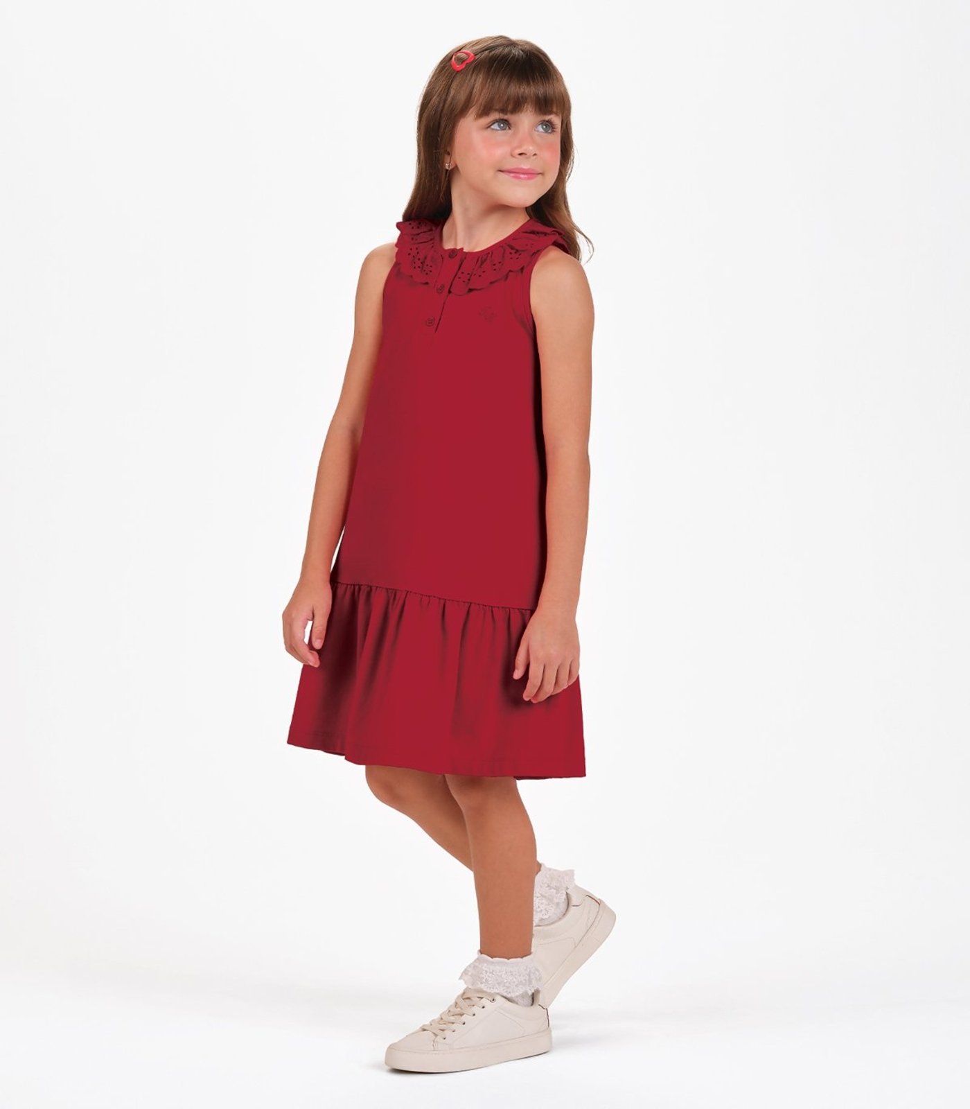 Infantil - Vestido Cotton Leve Trick Nick Vermelho