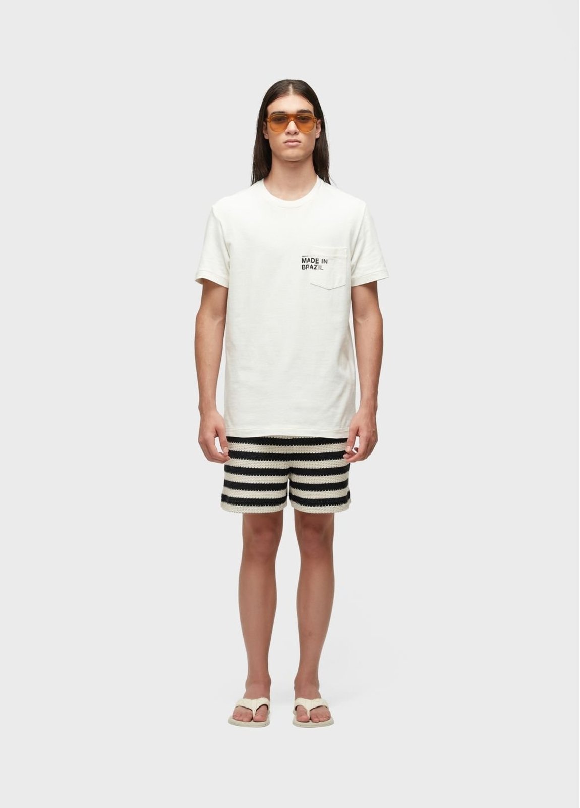 Vista 2 Bermuda stripes knit Osklen off-white Osklen off-white