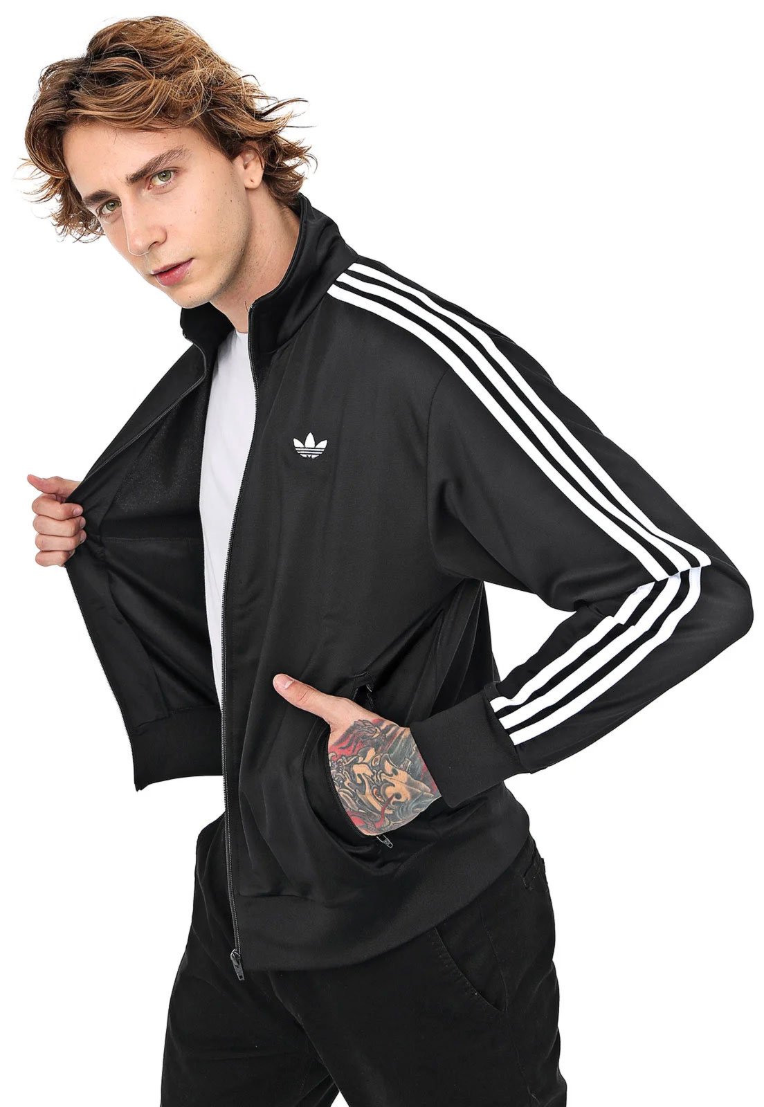 Jaqueta adidas Originals Firebird TT Preta