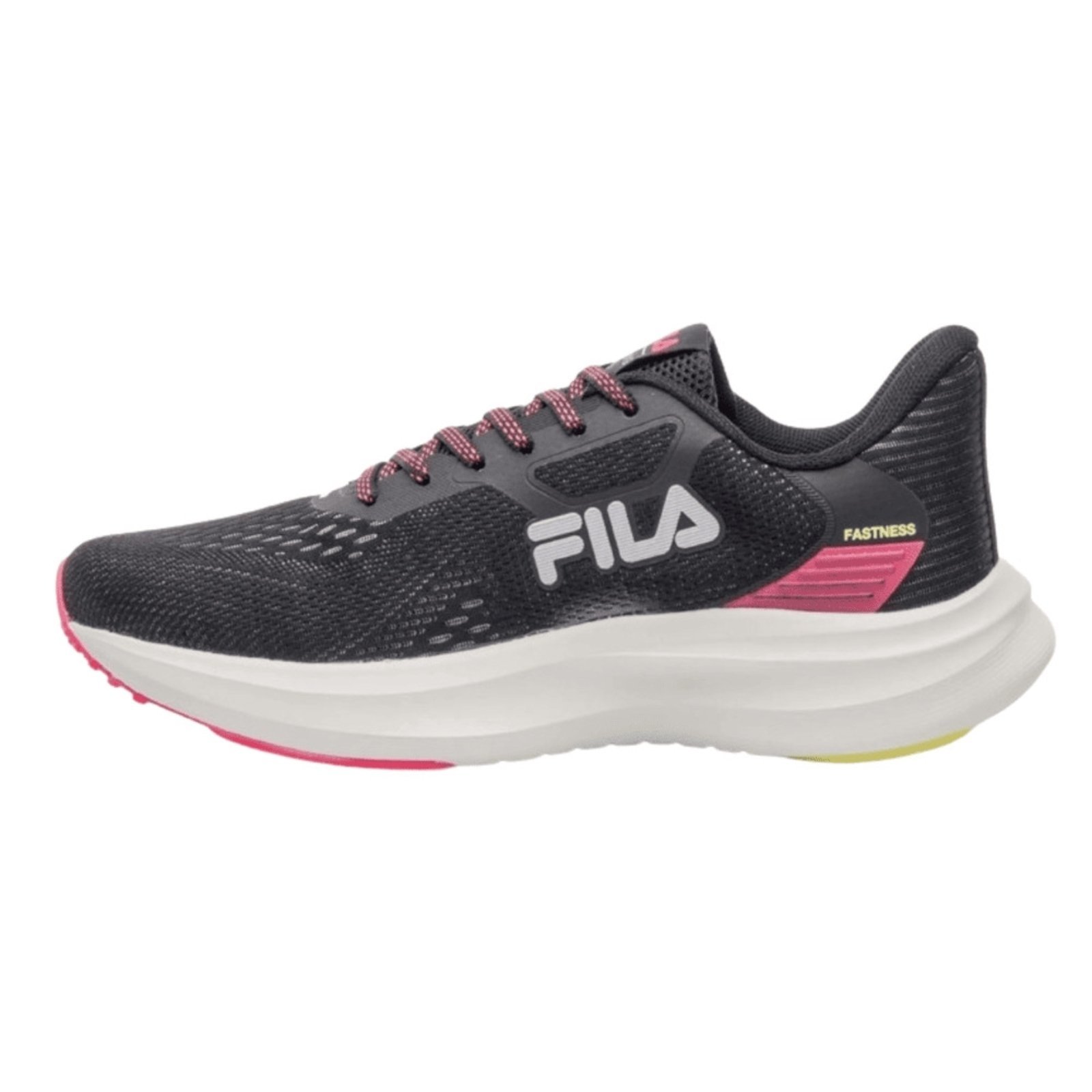 Vista 3 Tênis Fila Fastness Feminino - Preto/azul/vermelho preto azul Fila preto azul
