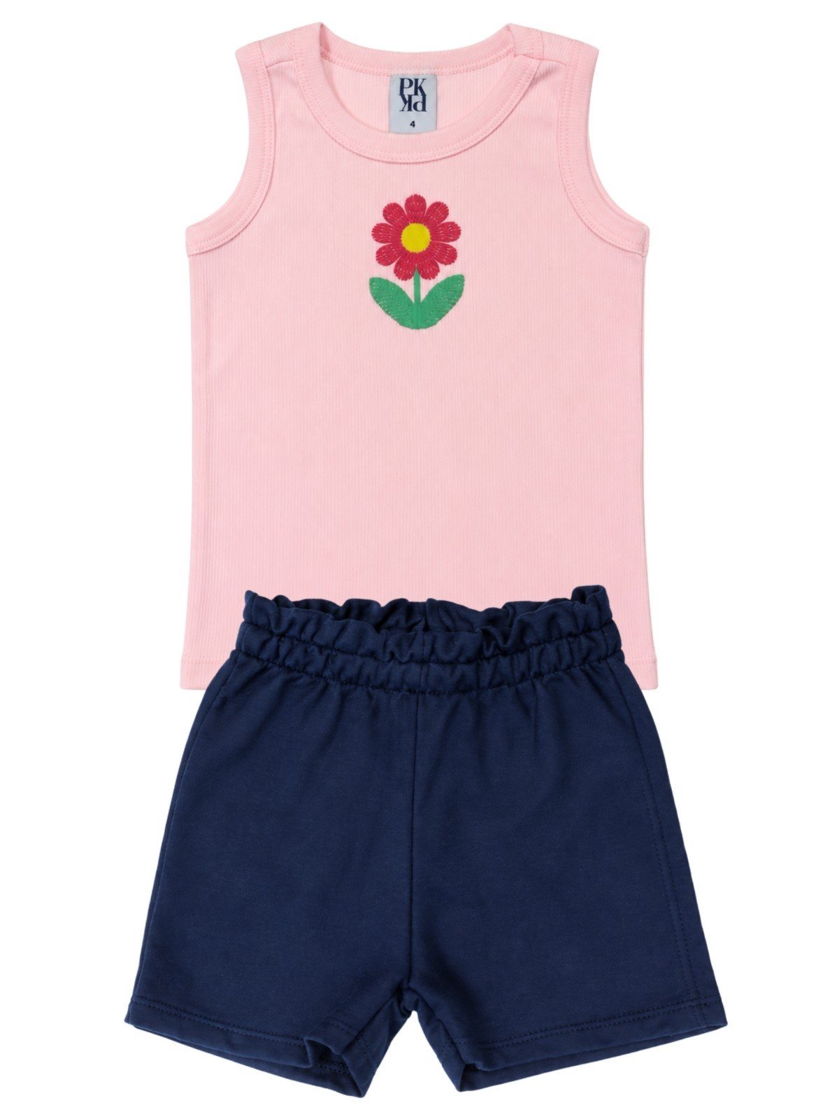 Infantil - Conjunto Platinum Doce Pétala Rosa Claro