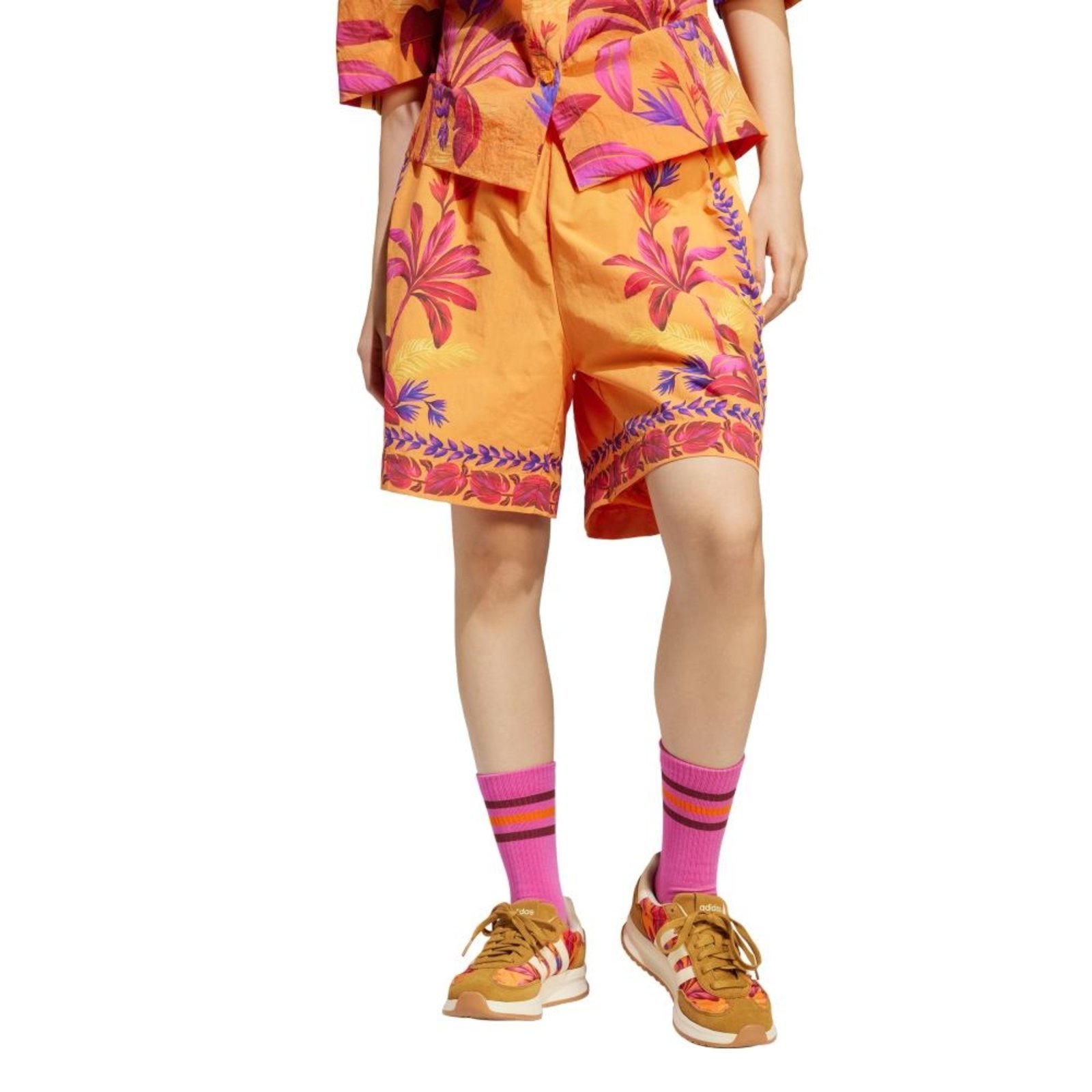Shorts adidas x FARM Premium adidas Sportswear Laranja