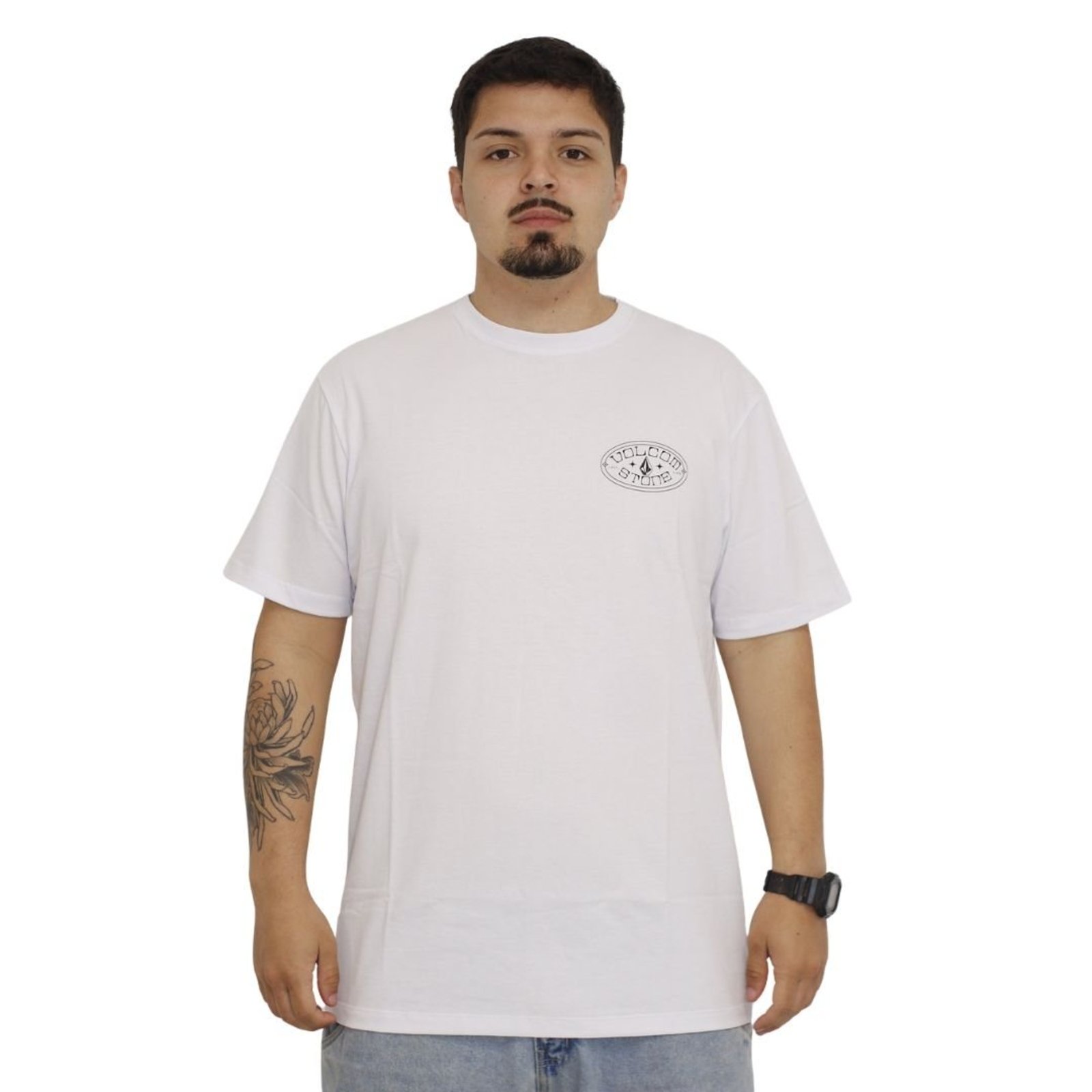 Camiseta Volcom Duster - BRANCO