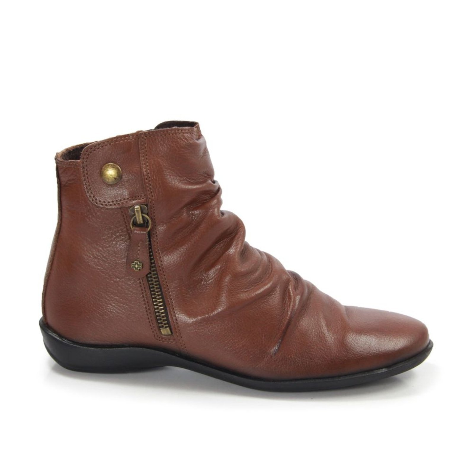 Bota Angel Couro Comfort Mogno – ANG867