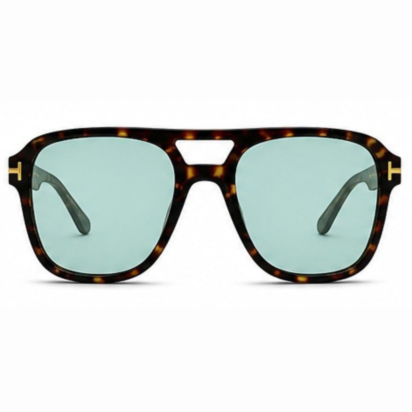 Óculos de Sol Masculino e Feminino Aviador Quadrado Marrom