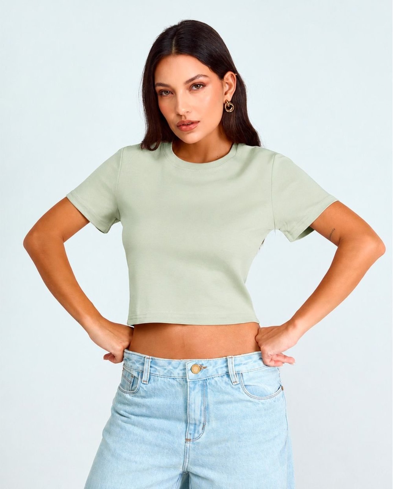 Blusa Cropped Feminina Premium 90273 Consciência — foto 5