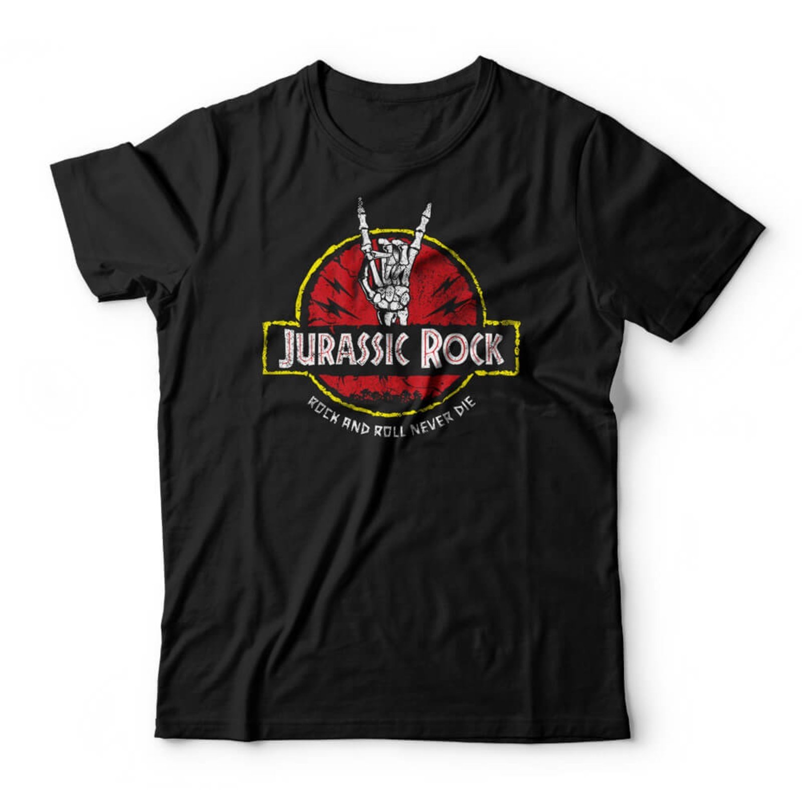 Camiseta Jurassic Rock – Preto – Casual – Studio Geek