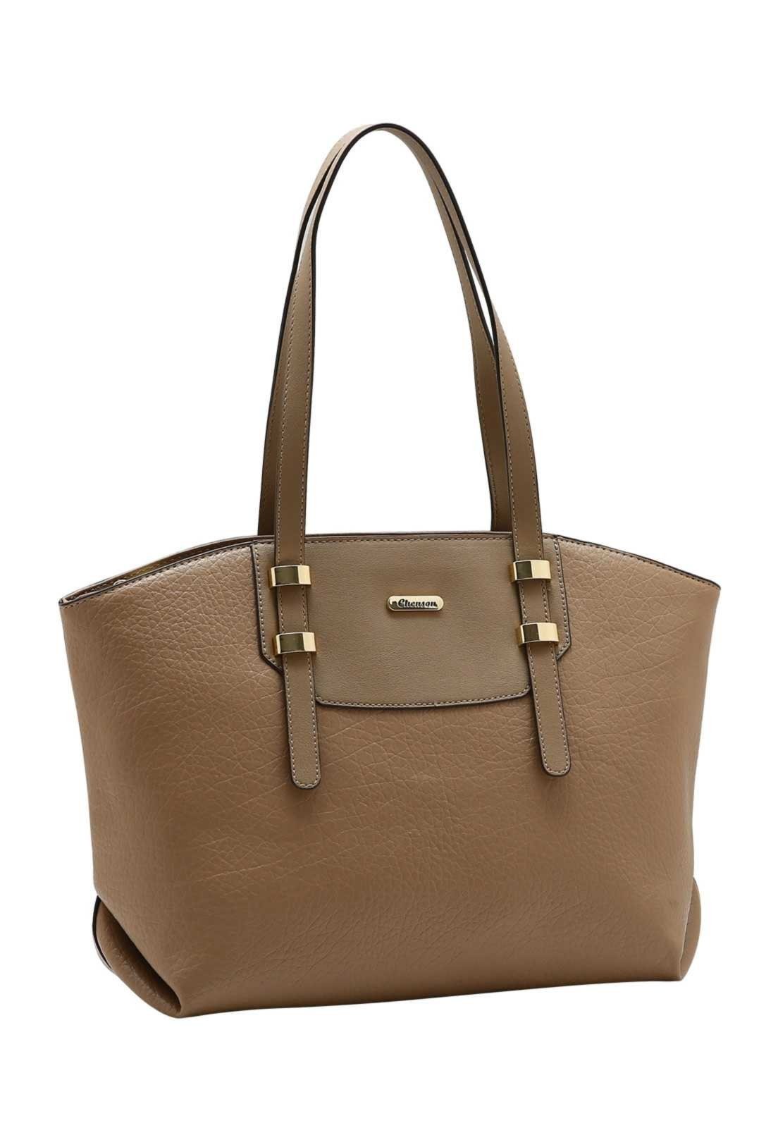 Bolsa Feminina Chenson Ombro Soft Cool 3485916 Natural