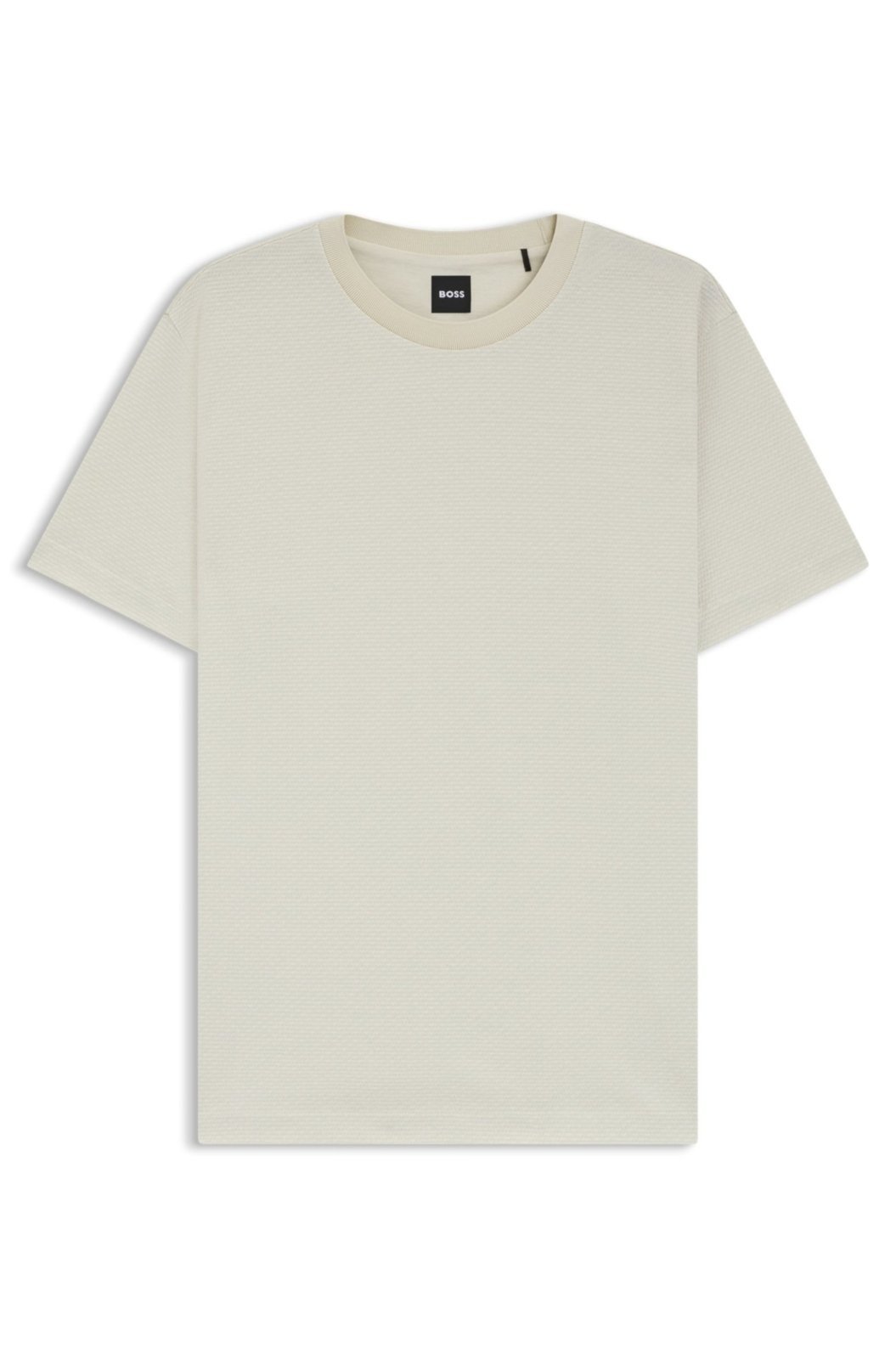 Camiseta Em Jacquard Geométrico De Algodão Mercerizado