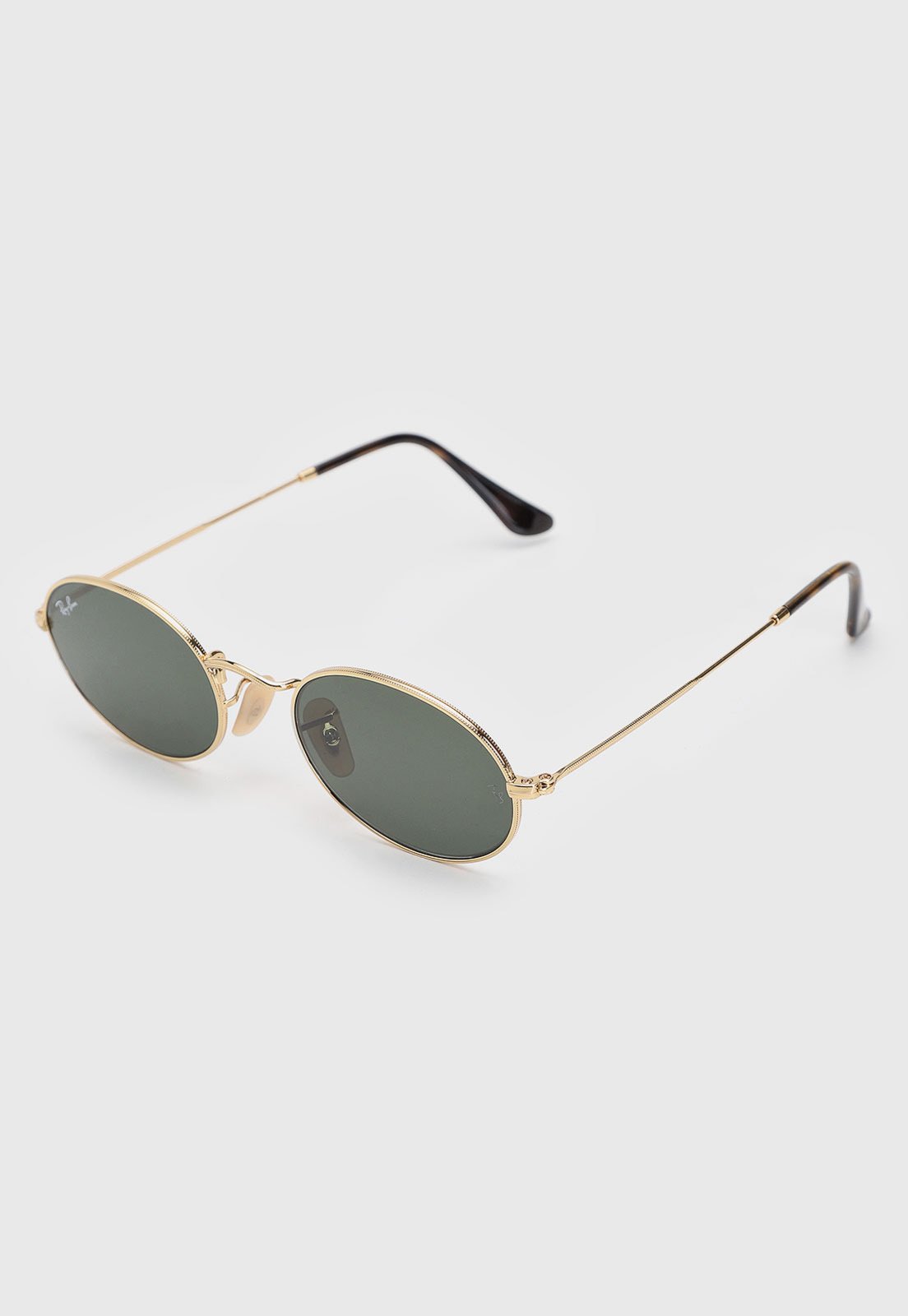 Óculos Feminino Ray-Ban Oval Metal Dourado