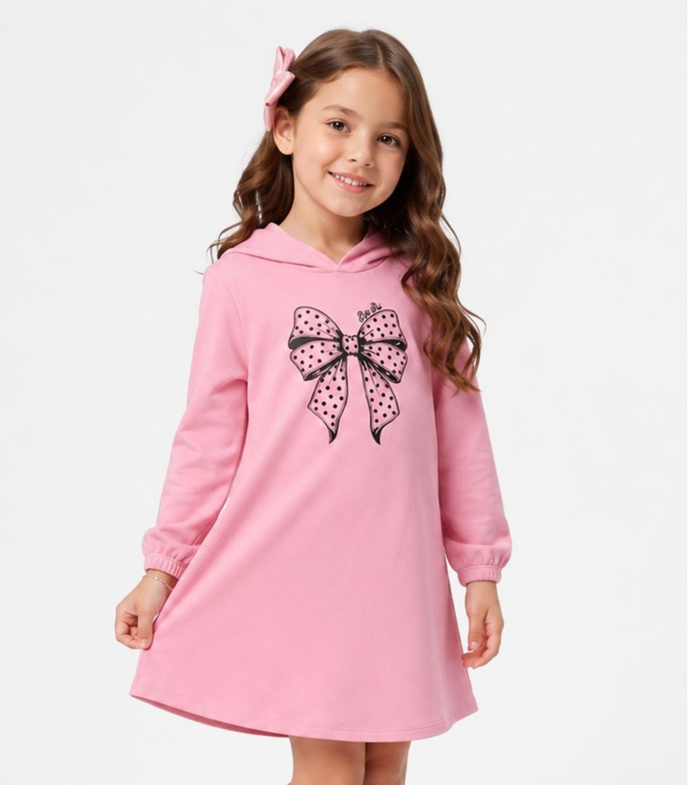 Infantil - Vestido Estampado Select Rosa