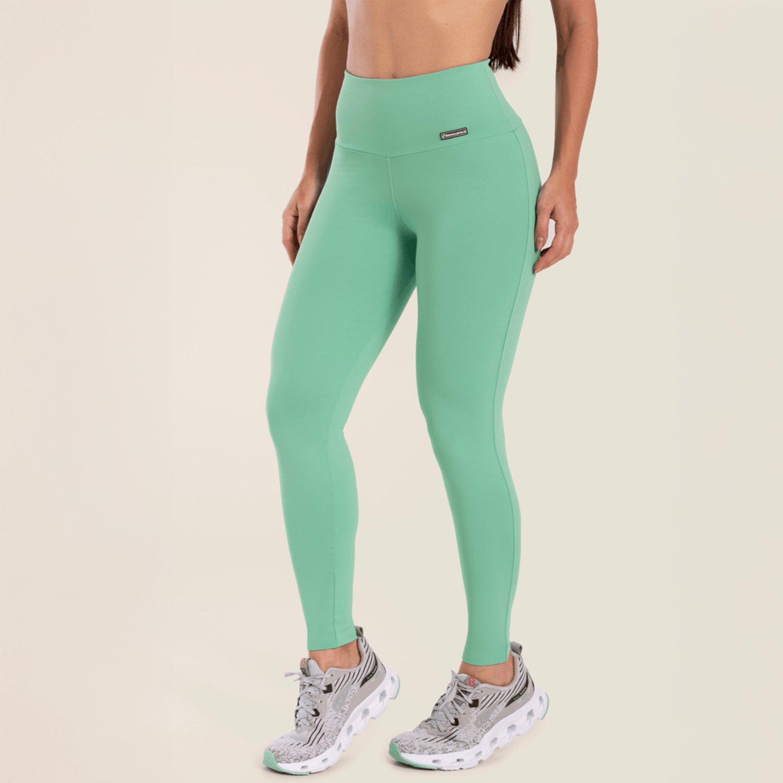 Legging Basics Green Frozen Poliamida Donna Carioca