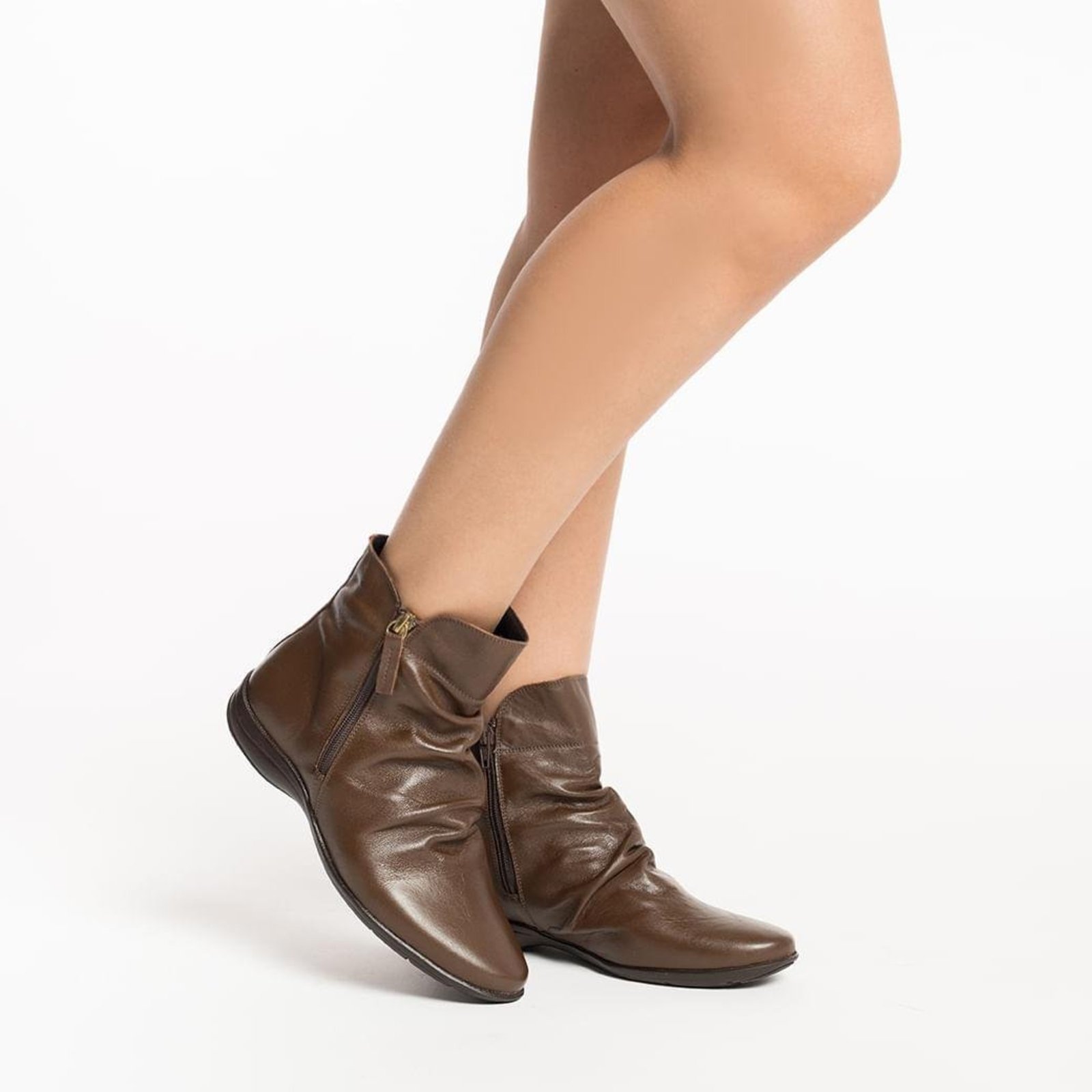 Bota Slouchy OSC Recorte Feminina Marrom