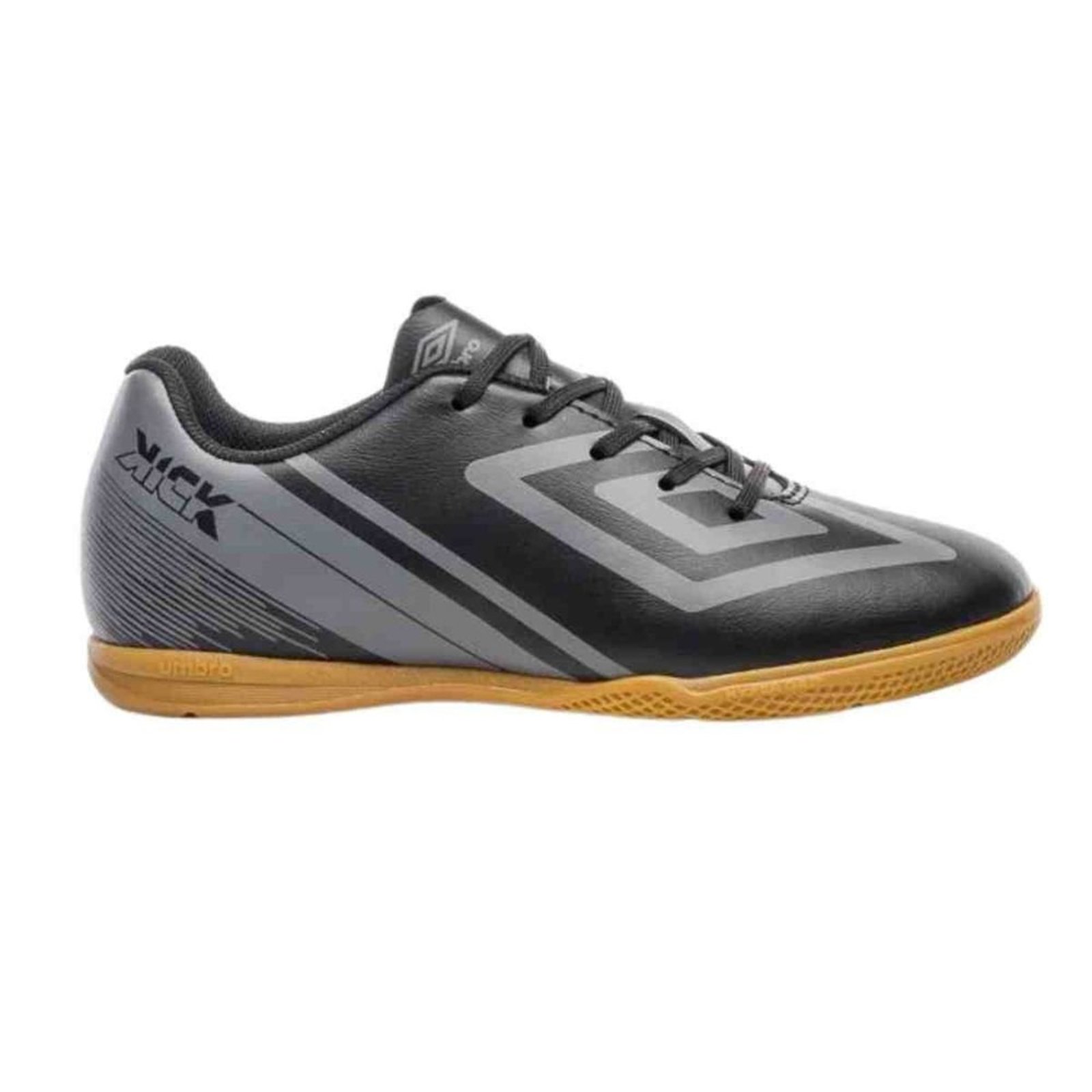 Infantil - Chuteira Indoor Umbro Kick Jr Preta