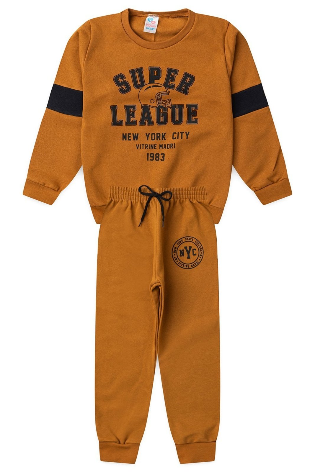 Infantil - Conjunto Moletom Menino College NYC League