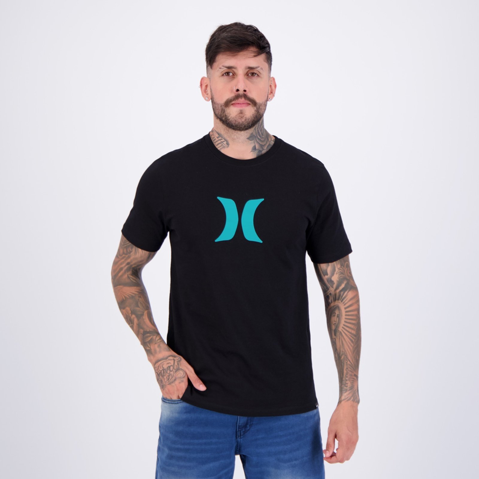 Camiseta Hurley Silk Icon I Preta