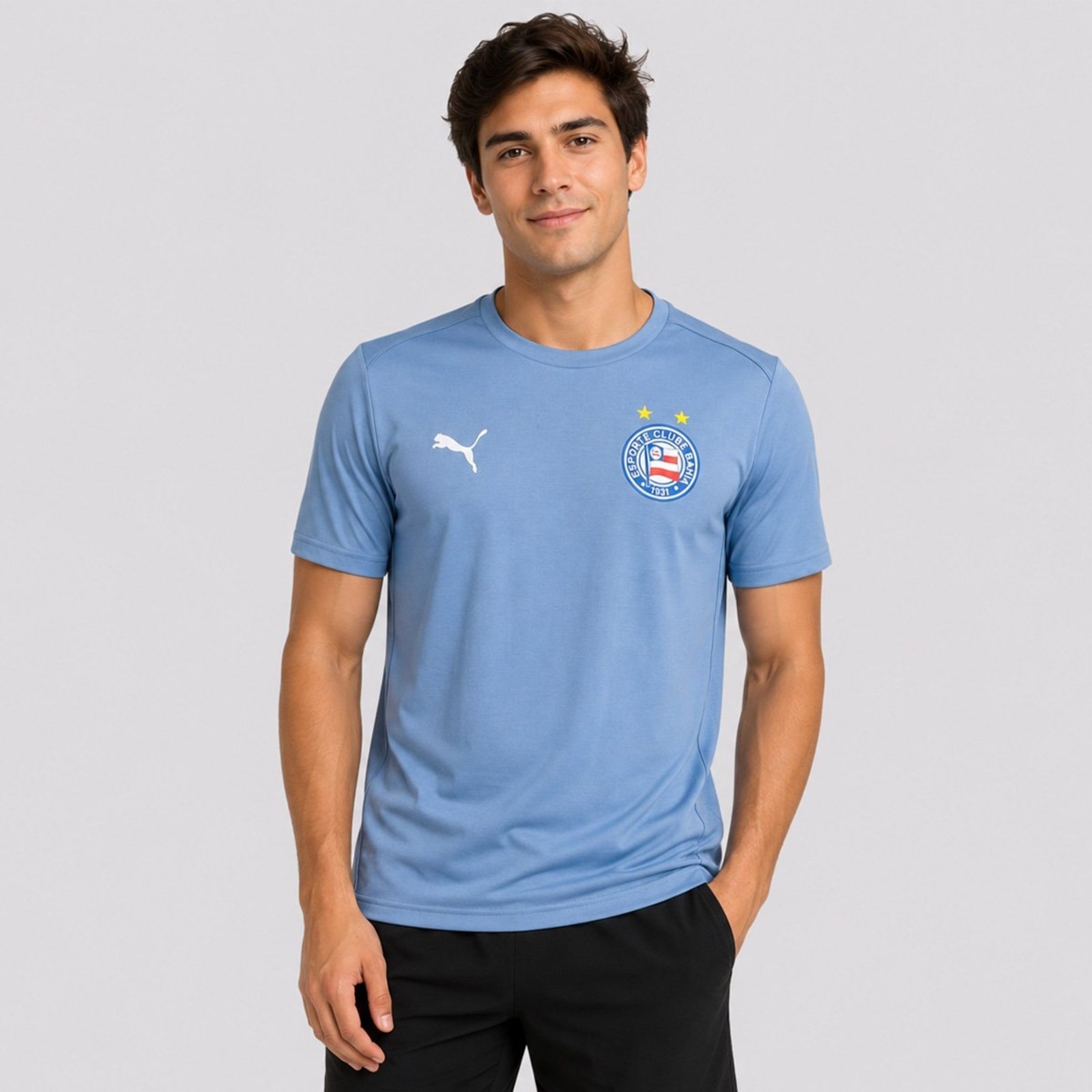 Camiseta Puma Bahia Casual 2025 Azul