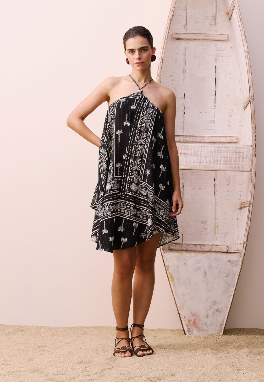 Veste Pontas Detalhe Estampado Tauari