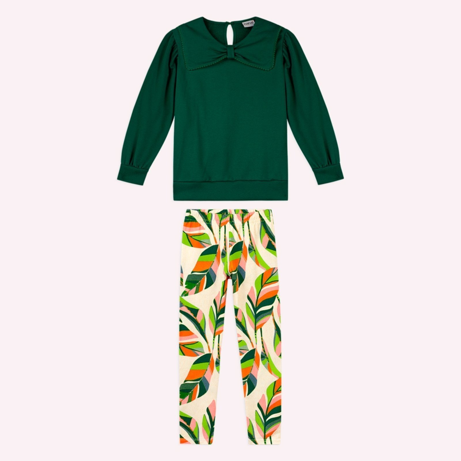 Infantil - Conjunto Menina Laço Nanai