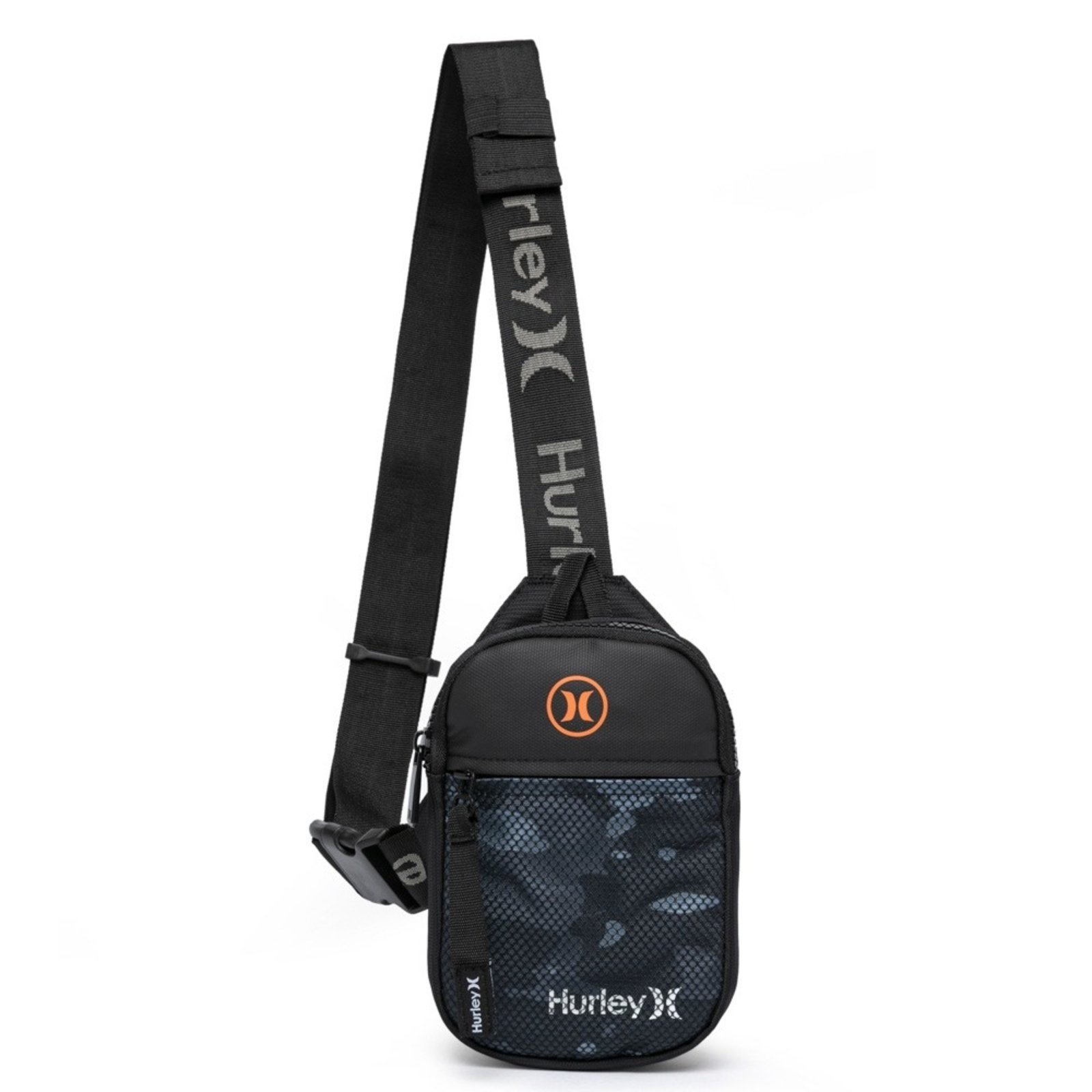 Shoulder bag Pochete Tiracolo Transversal Hurley Preta Dia a Dia