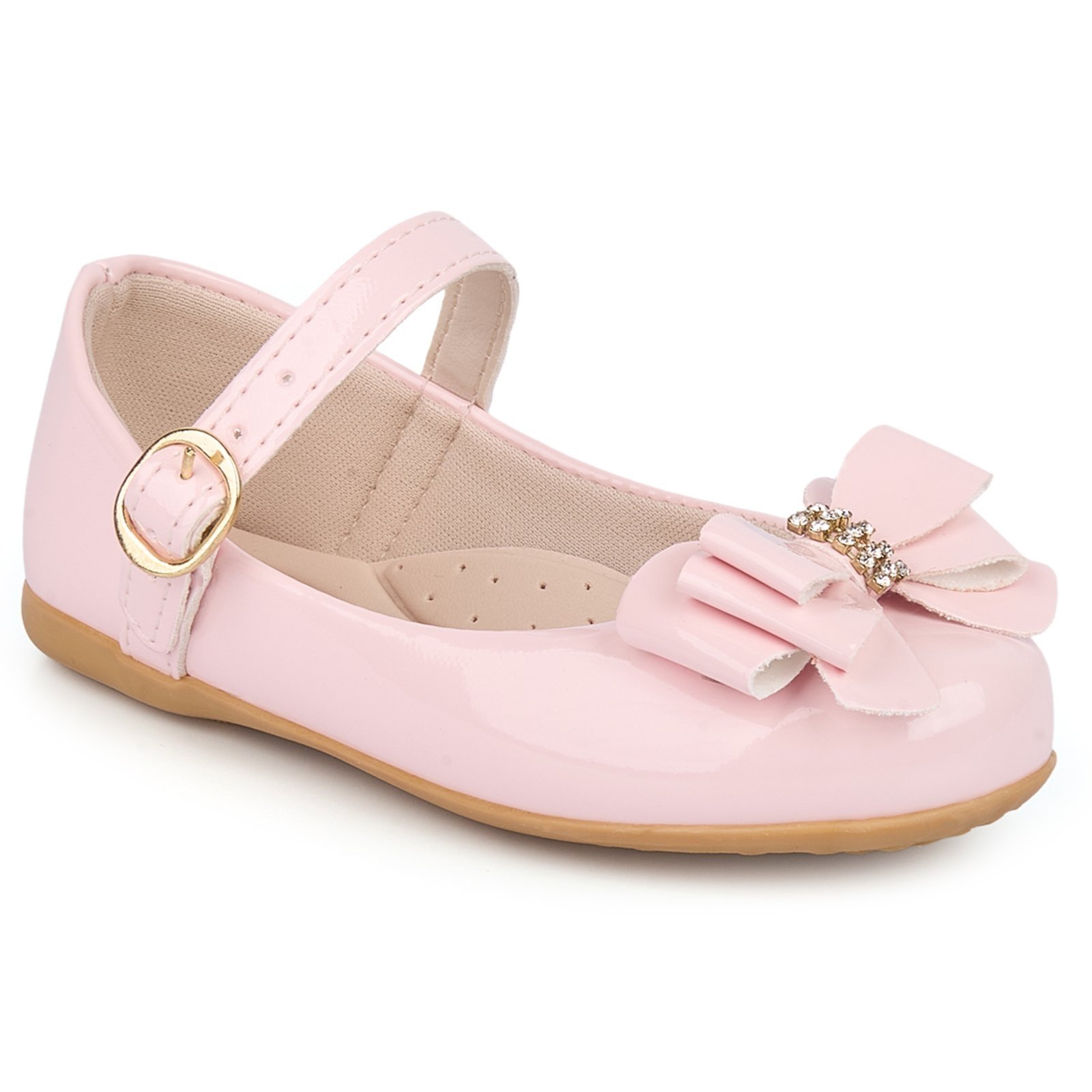 Infantil - Sapatilha feminina Confortavel moda festa laço 1008 - Rosa