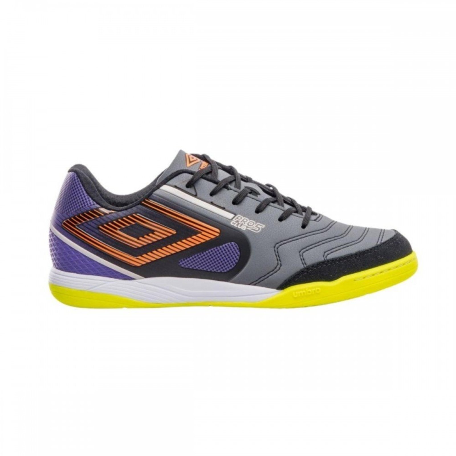 Chuteira Umbro Pro 5 Bump Club 810 Masculino Umbro Grafite