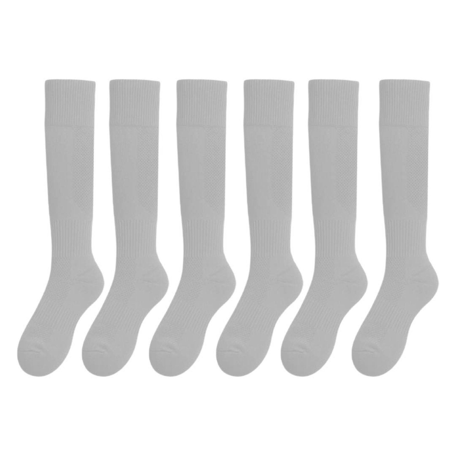 Vista 3 Kit 6 Meião De Futebol Profissional Esportivo Meias Alta Qualidade Cano Alto Jogador time usa com Chuteira QLC SPORT azul/branco/preto QLC SPORT azul/branco/preto