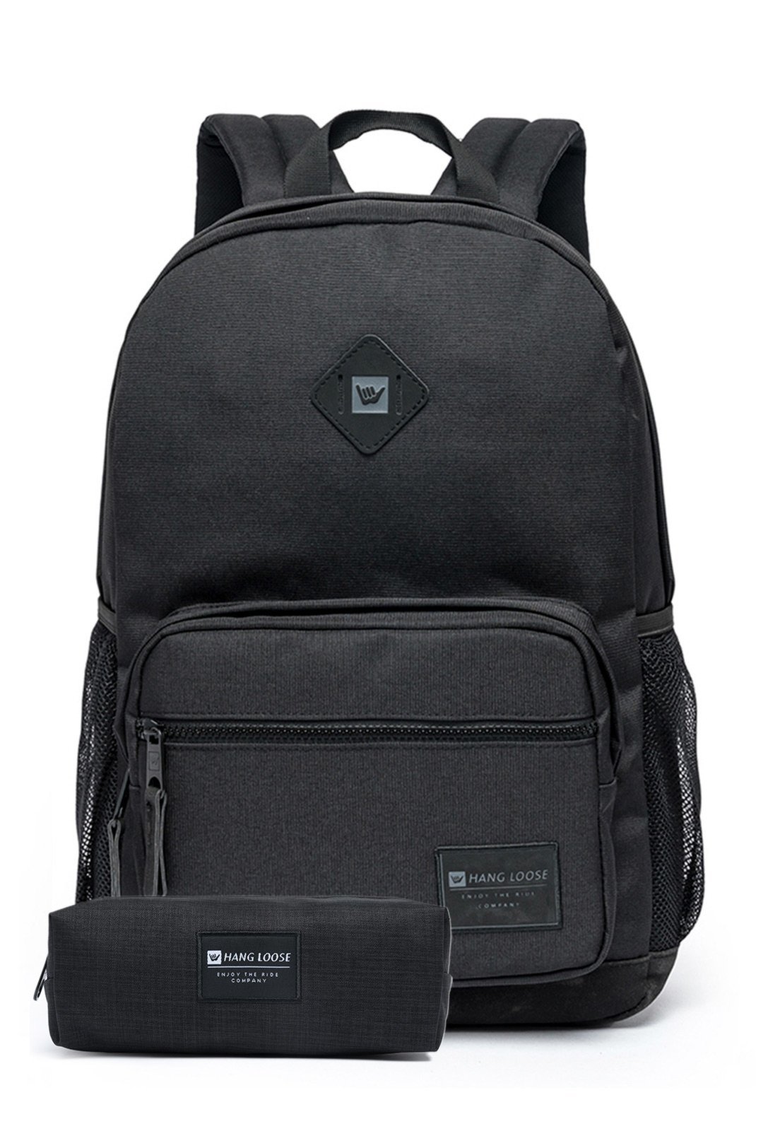 Mochila Hang Loose + Estojo Preto