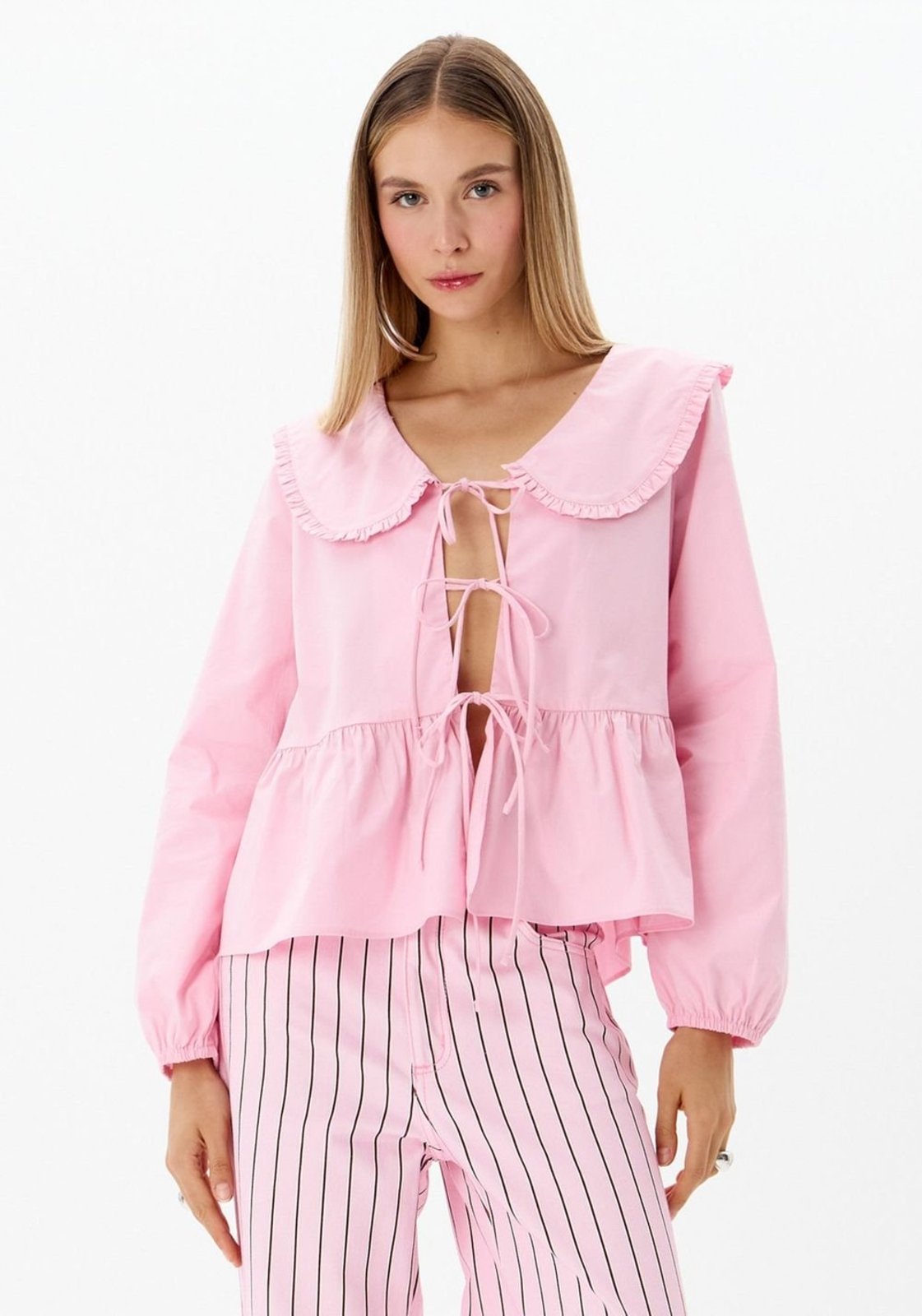 Blusa Manga Longa Detalhes De Laço My Favorite Things