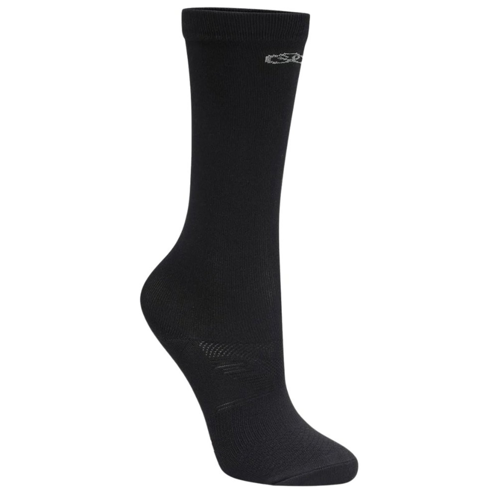 Vista 2 Meia Olympikus Corre Performance Cano Medio Feminina preto OLYMPIKUS preto
