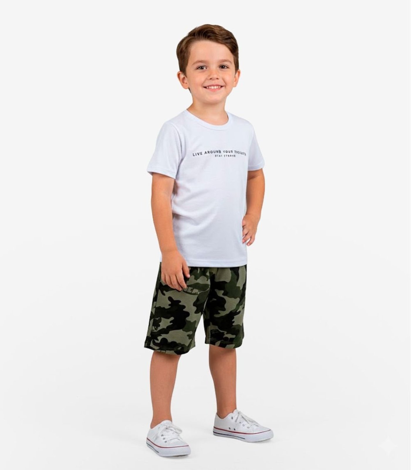 Infantil - Conjunto Camiseta e Bermuda Select Verde
