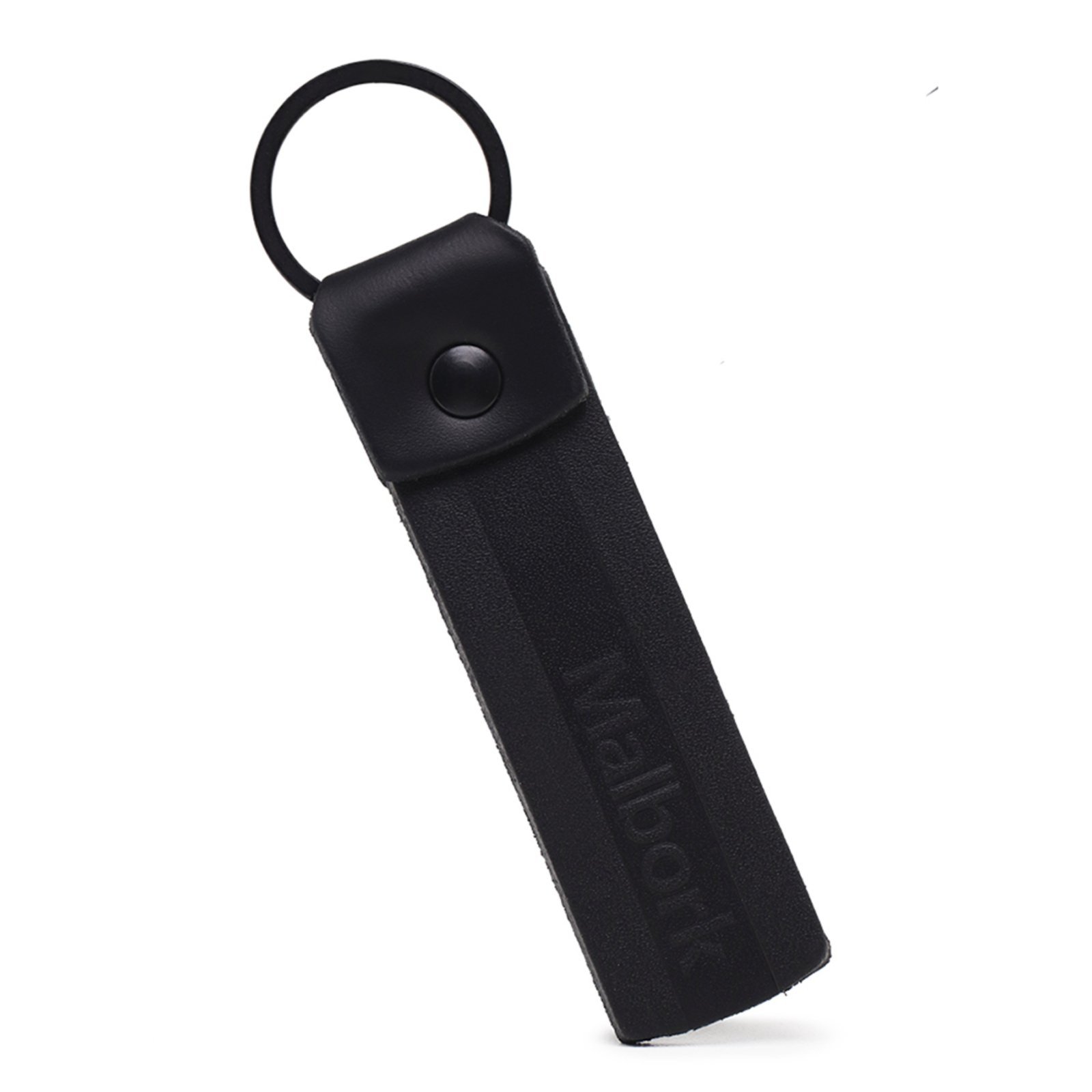 Chaveiro Malbork em Couro Soleta Preto Fosco CH-01P