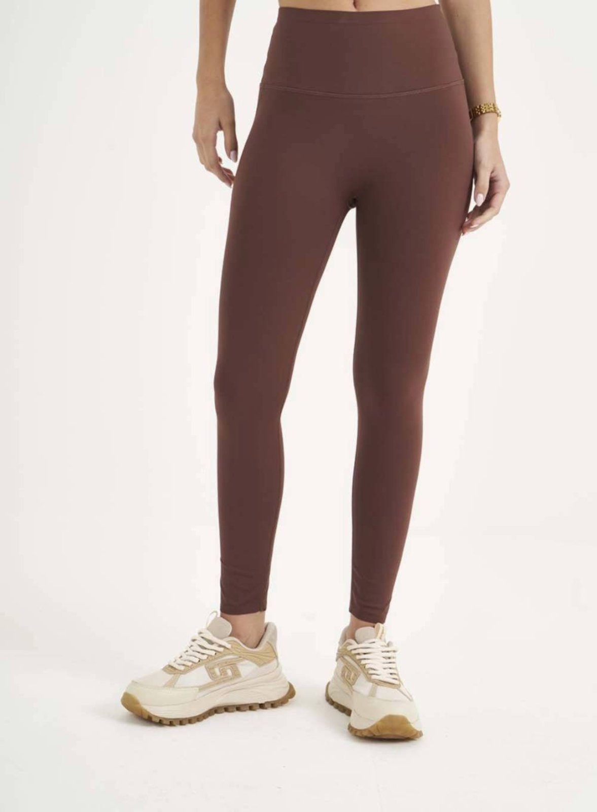 Calca Legging Colcci Sport Perfect Fit Feminina Marrom