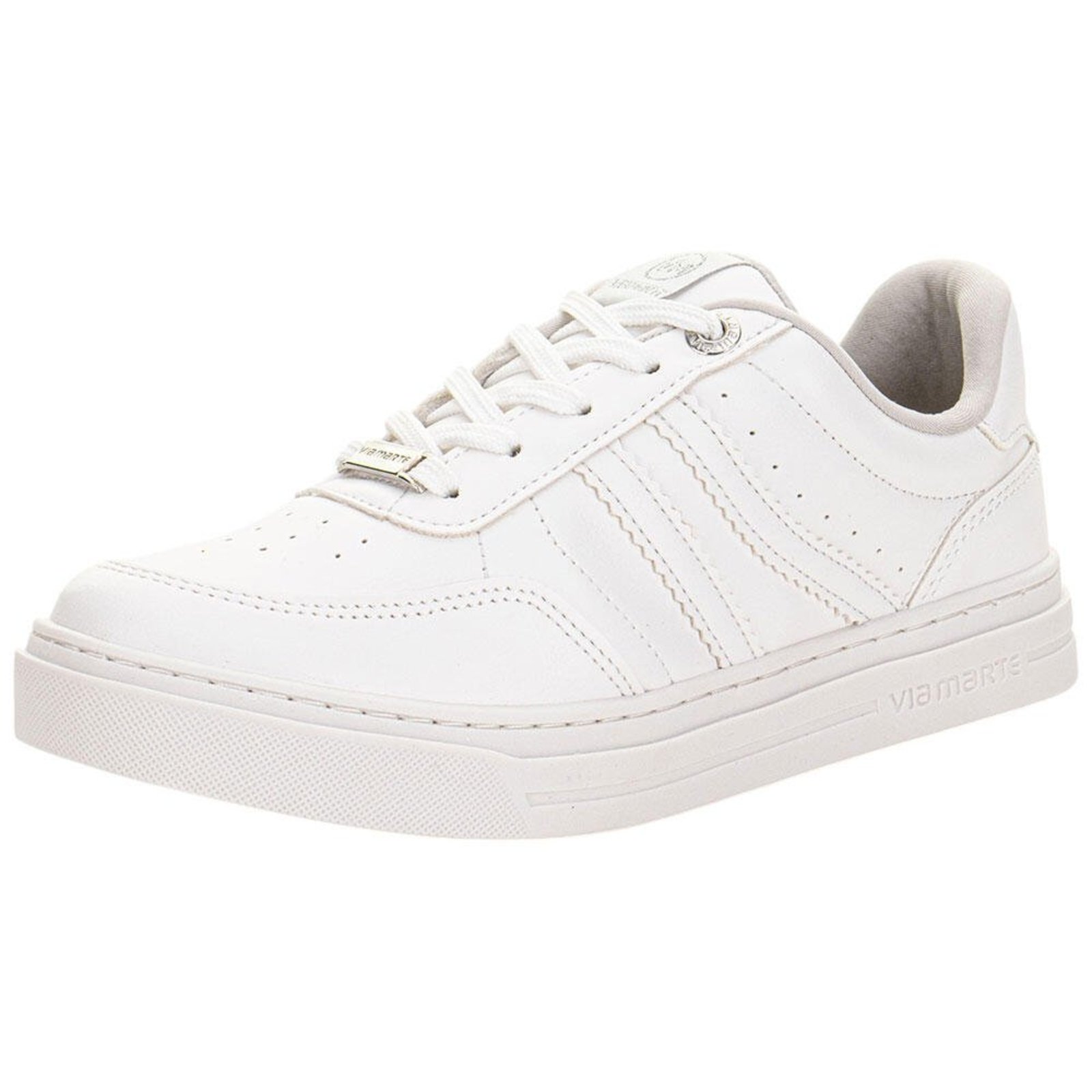 Tênis Feminino Casual Via Marte 281001 5832810 Branco