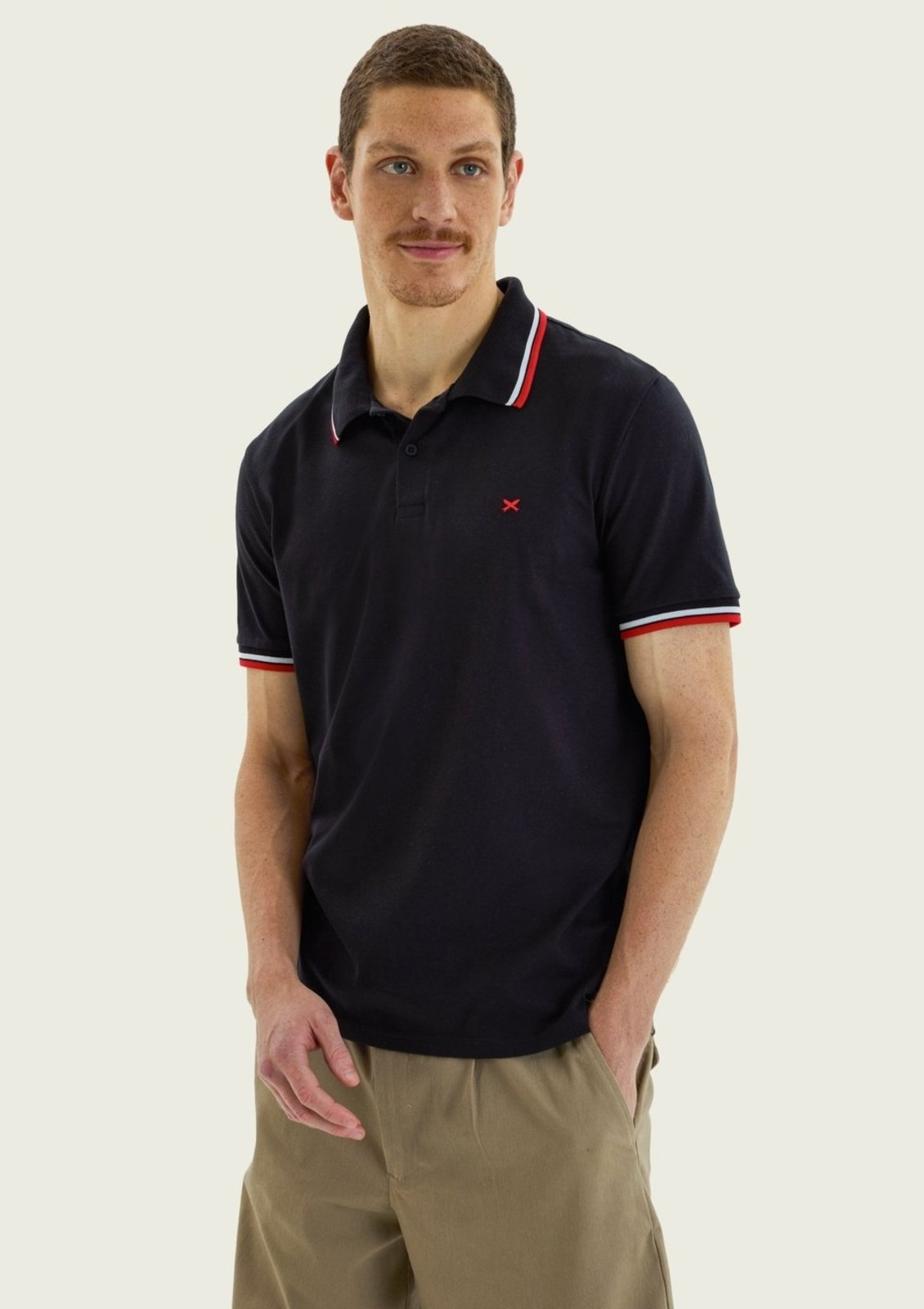 Camisa Polo Masculina Encorpada Hering