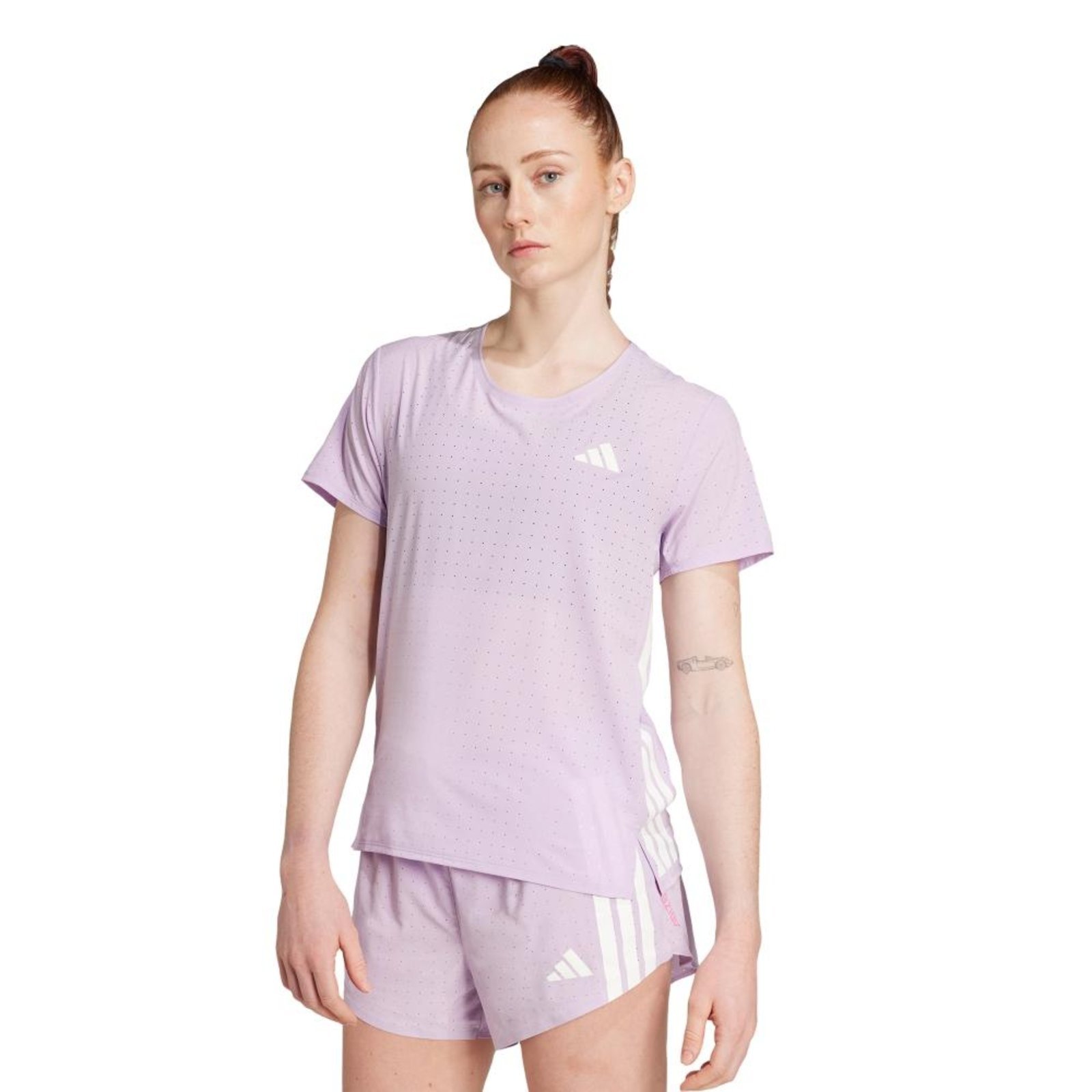 Camiseta Corrida Adizero adidas Performance Roxo