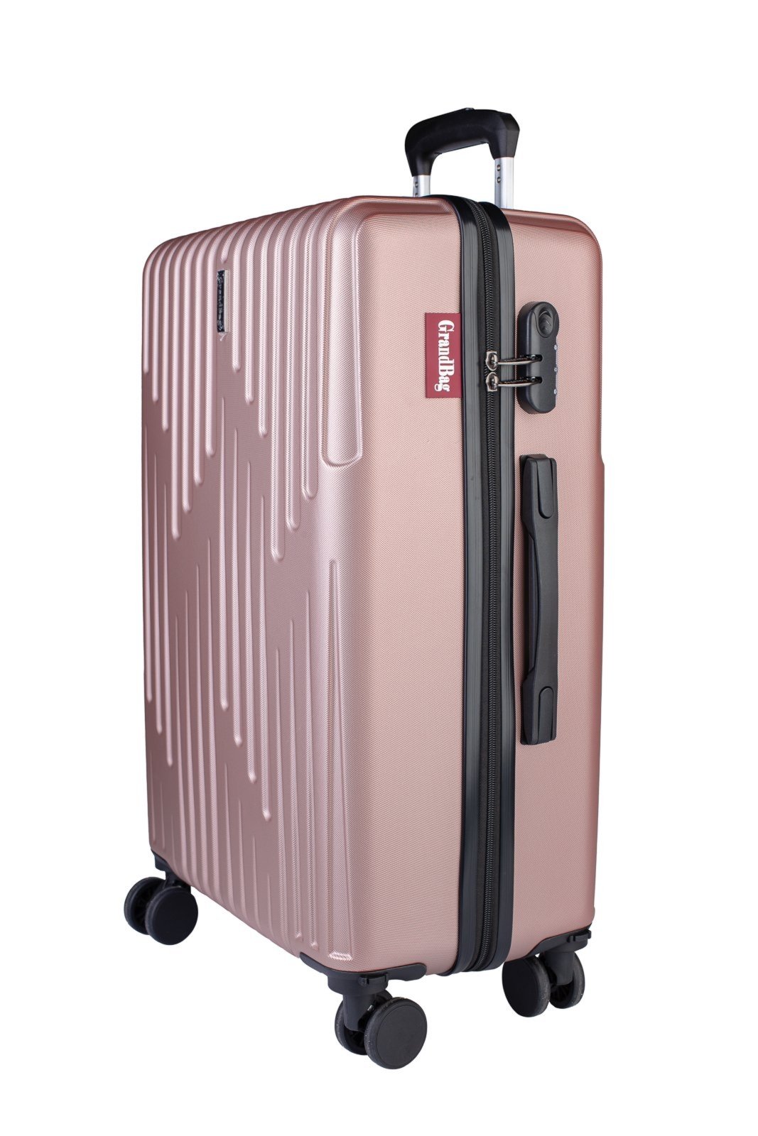 Vista 3 Kit 3 malas de viagem Abs Toronto Enluaze rosa Enluaze rosa
