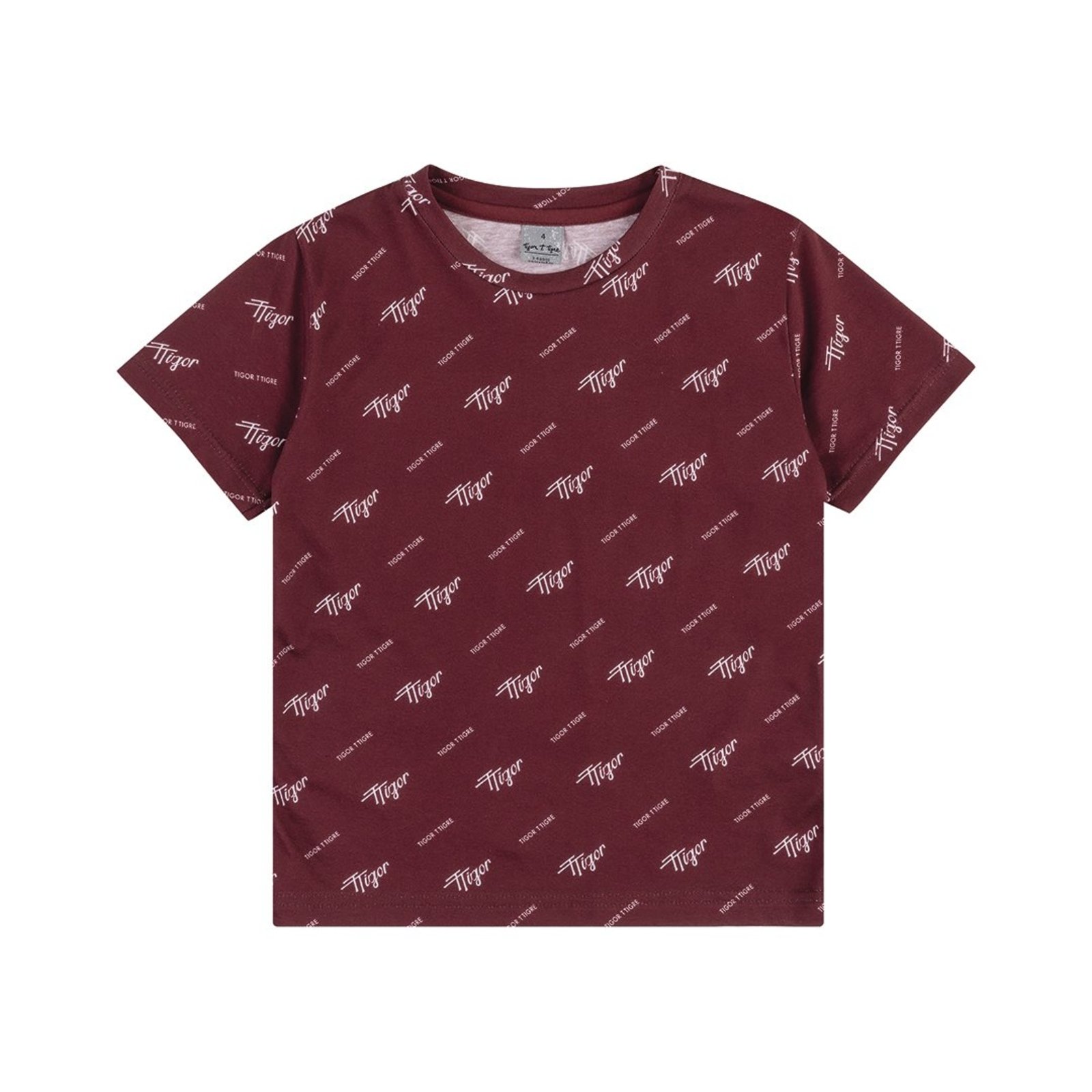 Infantil - Camiseta Manga Curta Menino Tigor T. Tigre