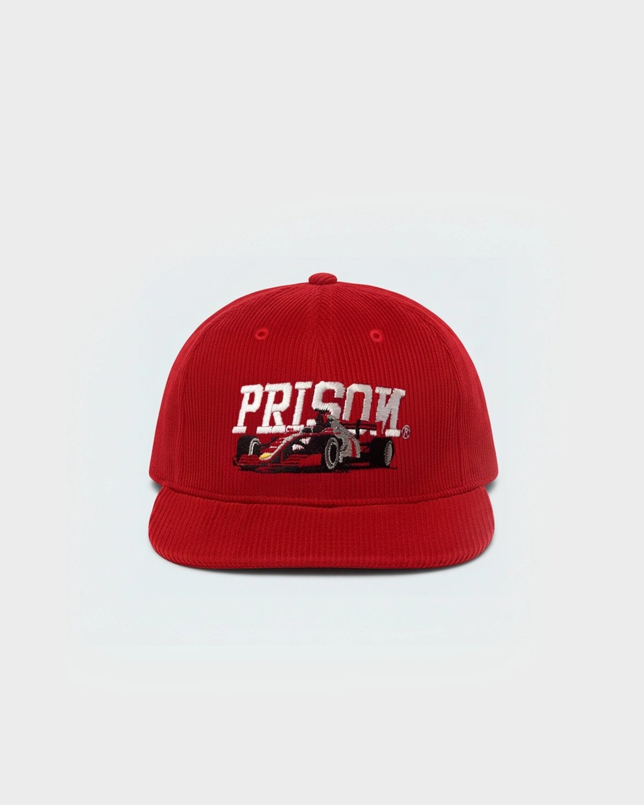 Boné five panel F1 carmuça vermelho