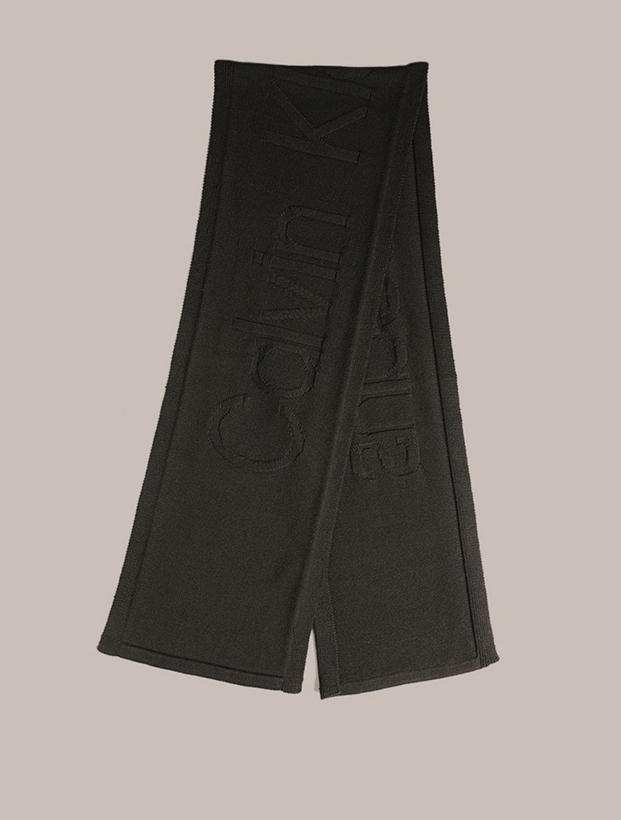 Cachecol Calvin Klein Jeans Masculino Logo - Preto Calvin Klein Jeans